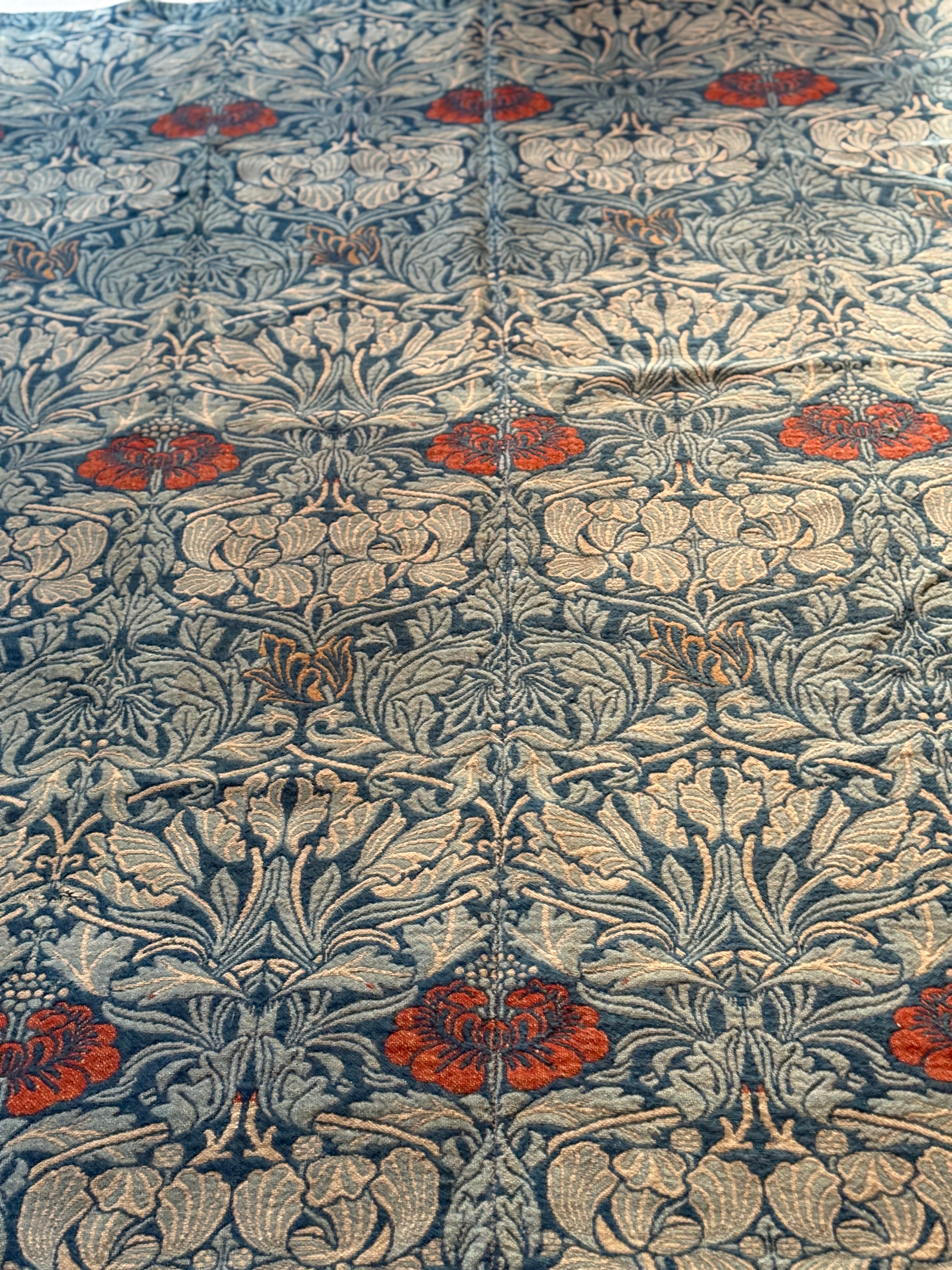 Large Original Woollen William Morris Curtain Panel - circa 1880