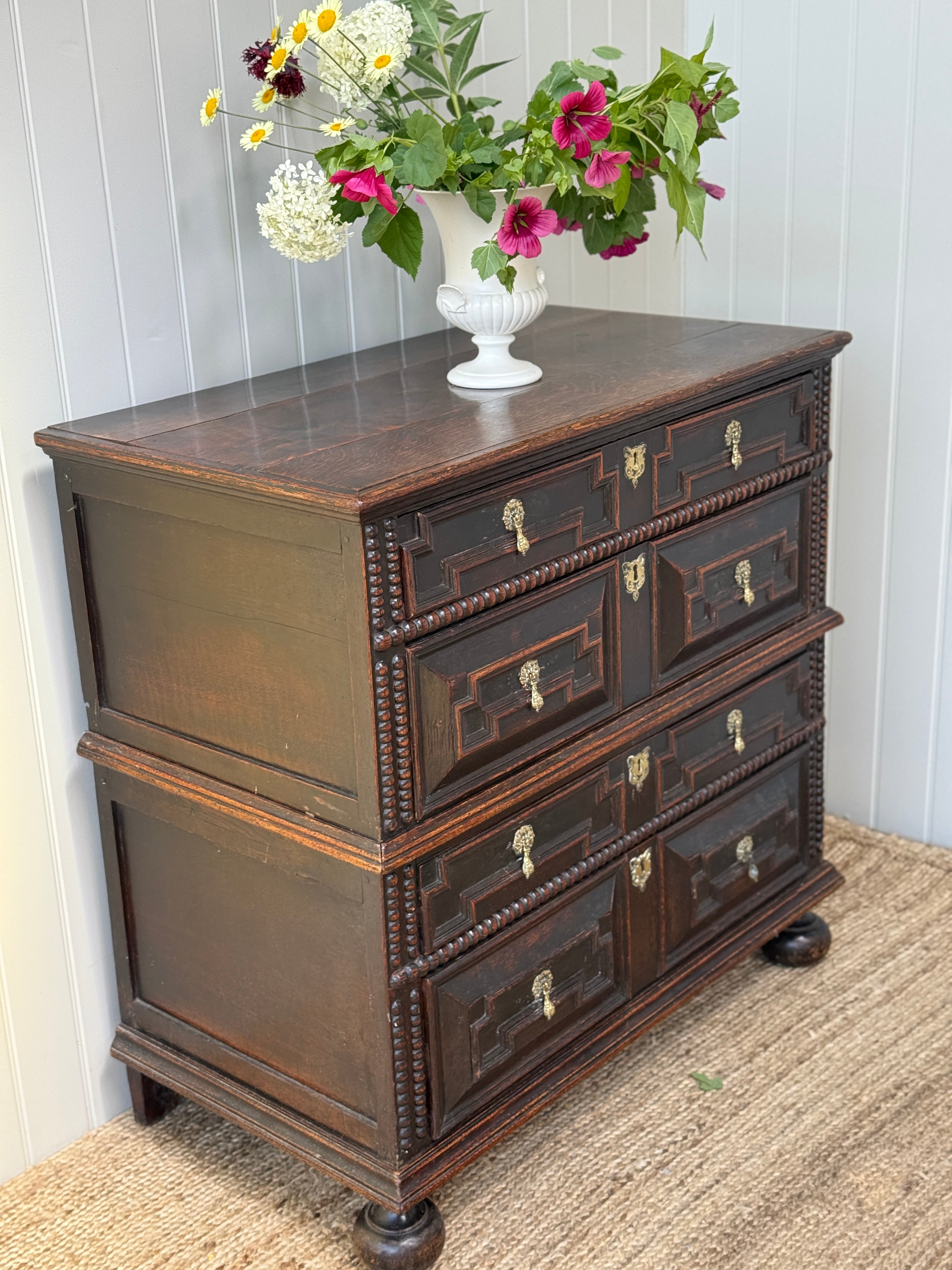 17th Century Jacobean Oak Chest of Drawers