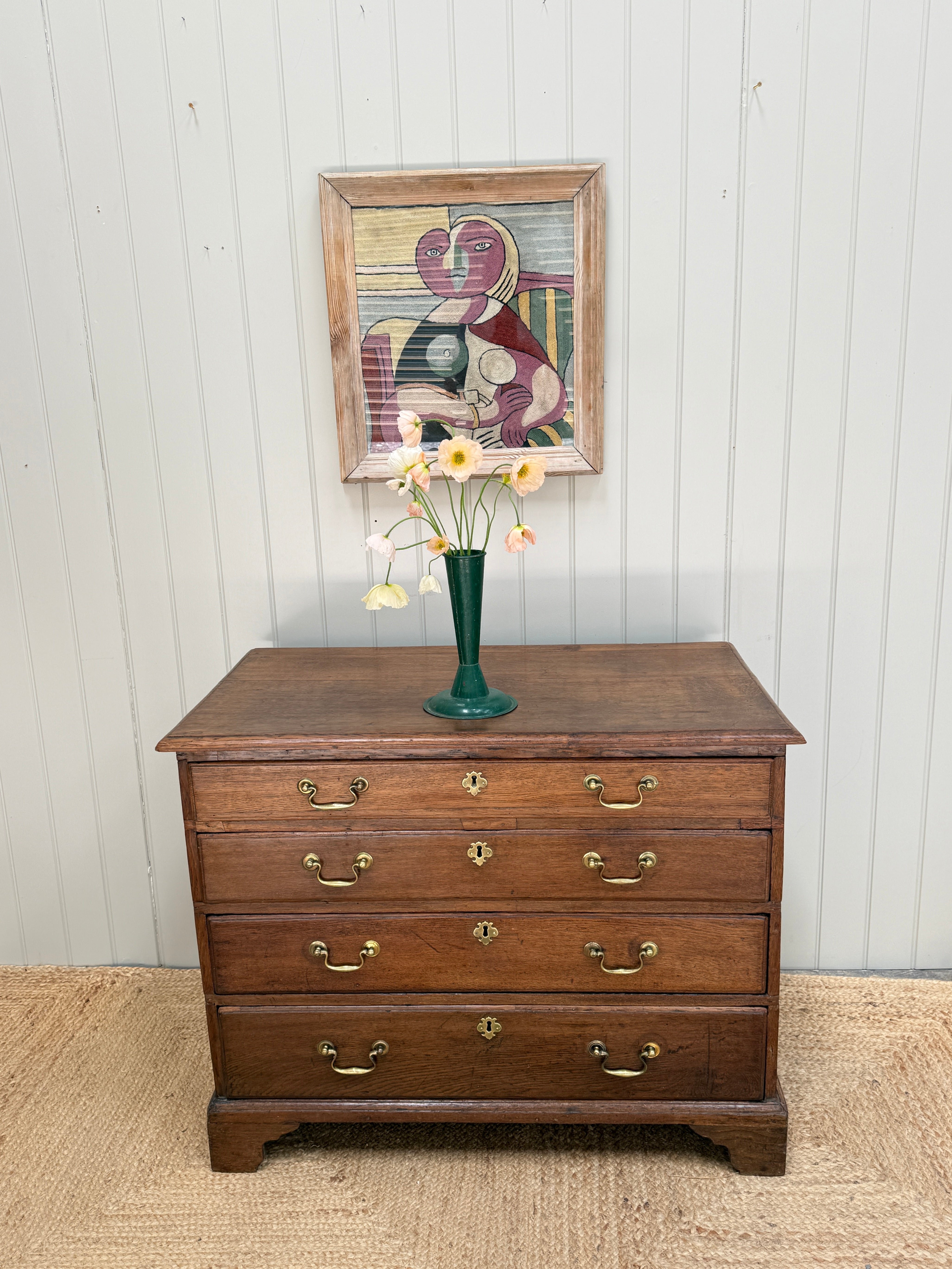 Small Georgian Oak Chest of Drawers