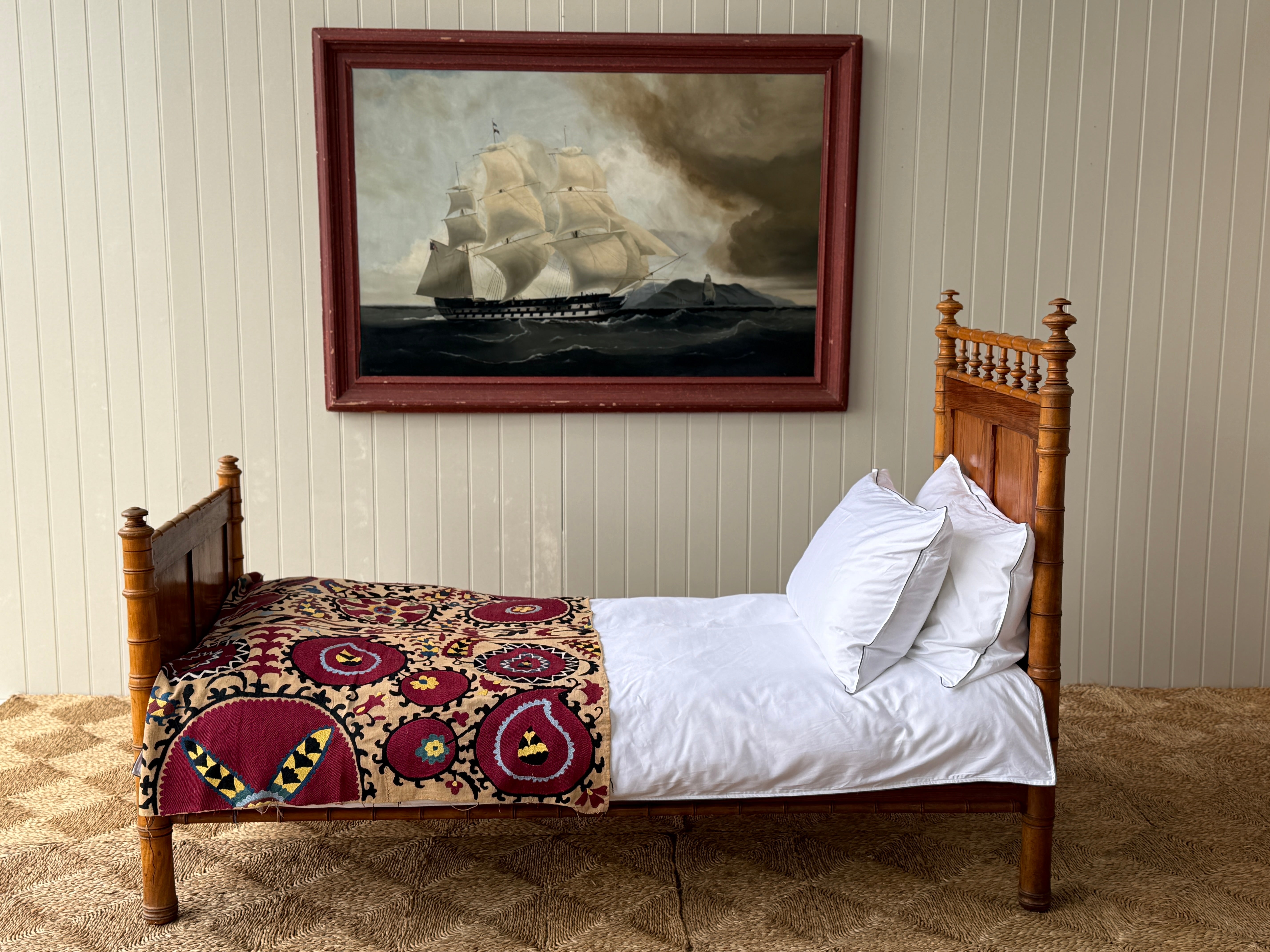 Faux Bamboo Single Bed