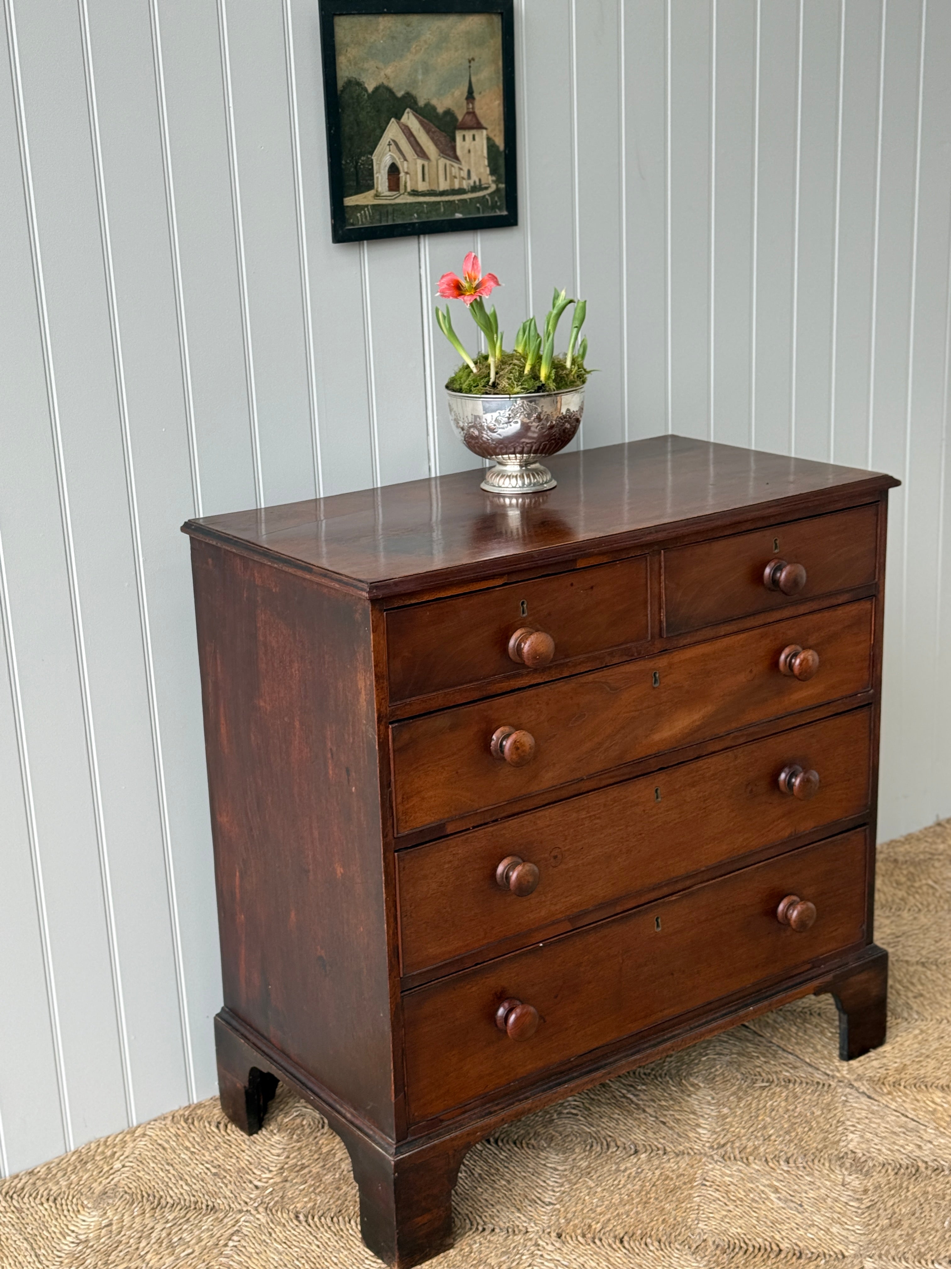 Small 19th Century Mahogany Chest of Drawers