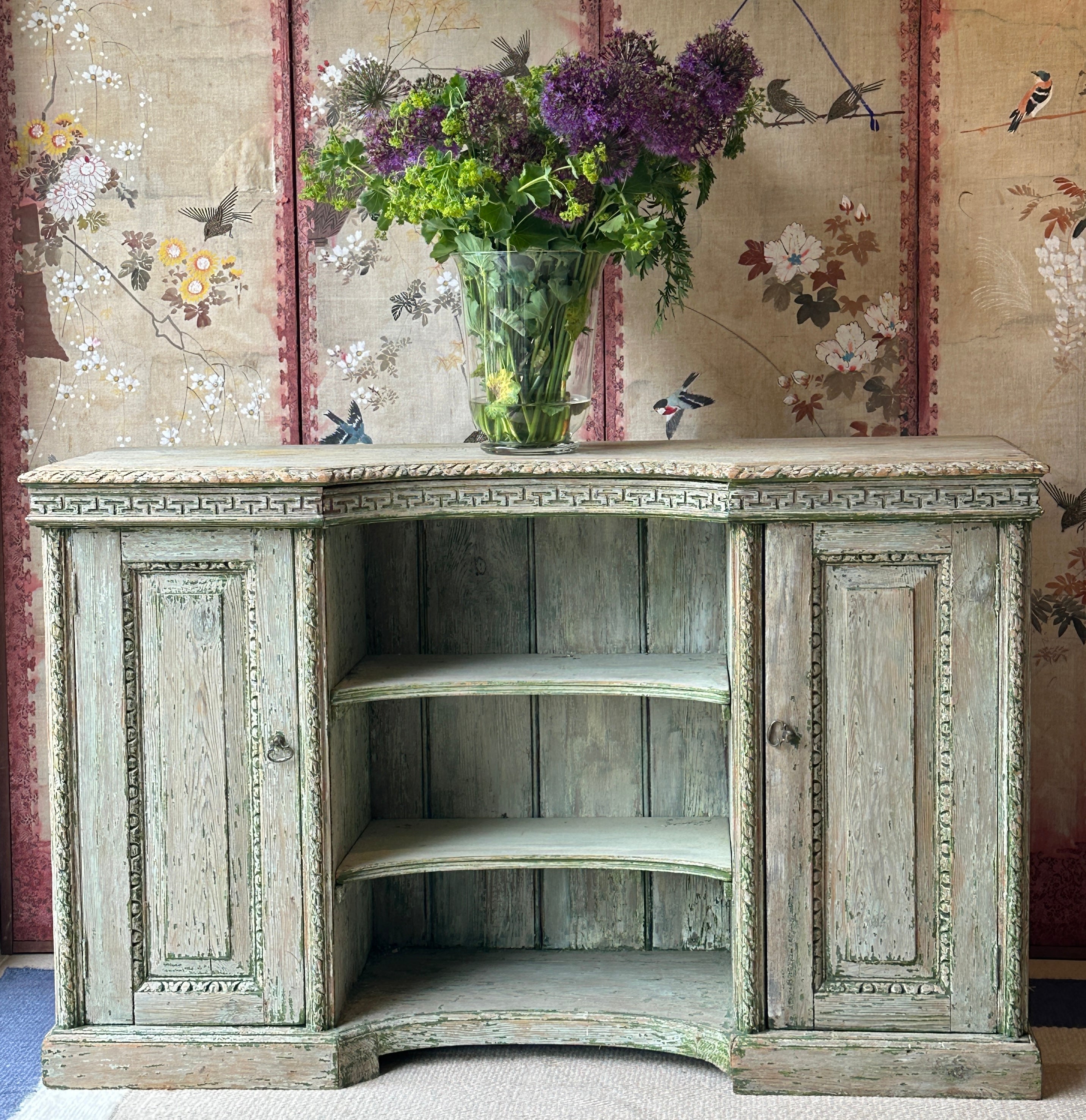 Wonderful English  19th Century Open Bookcase