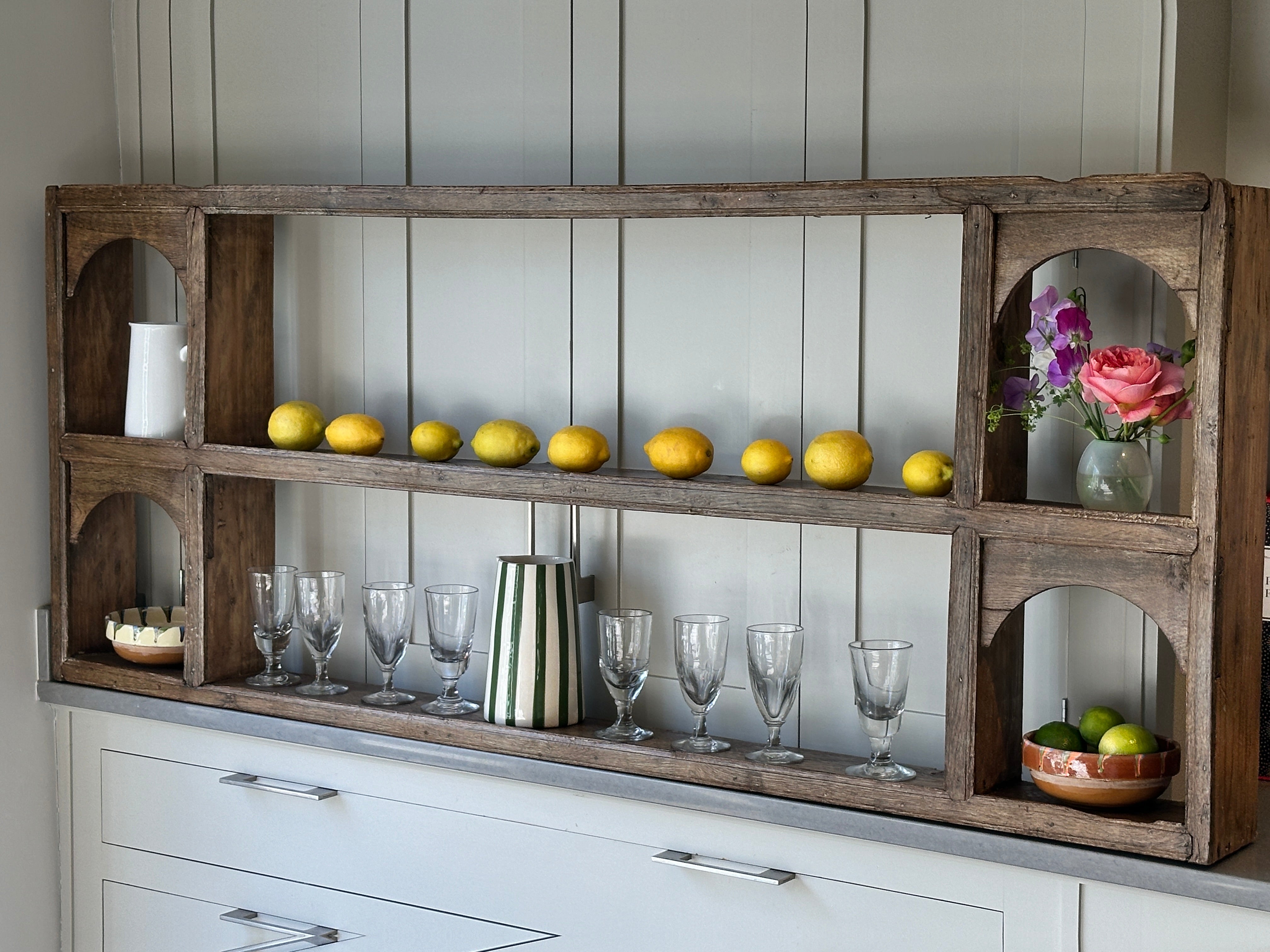 19th Century Solid Oak Rack