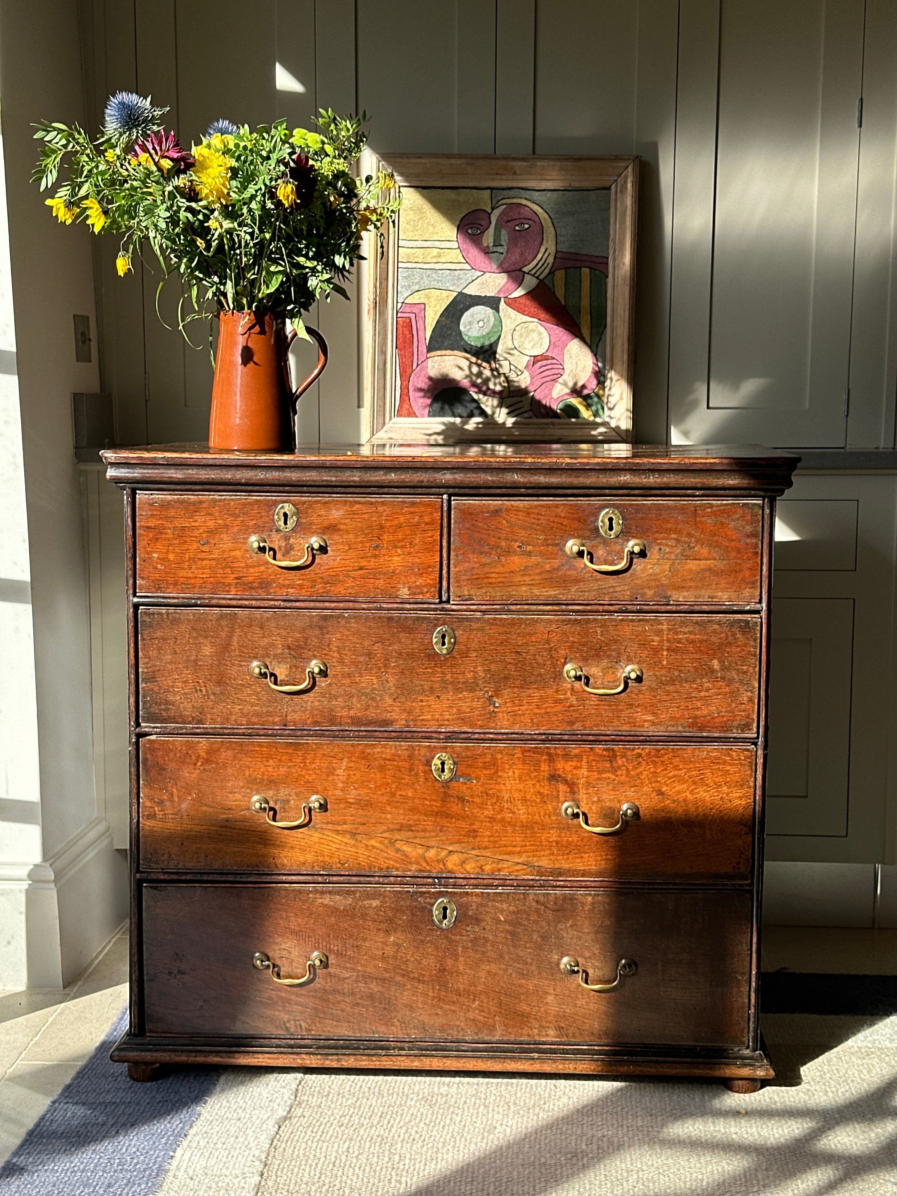 Georgian Oak Chest of Drawers