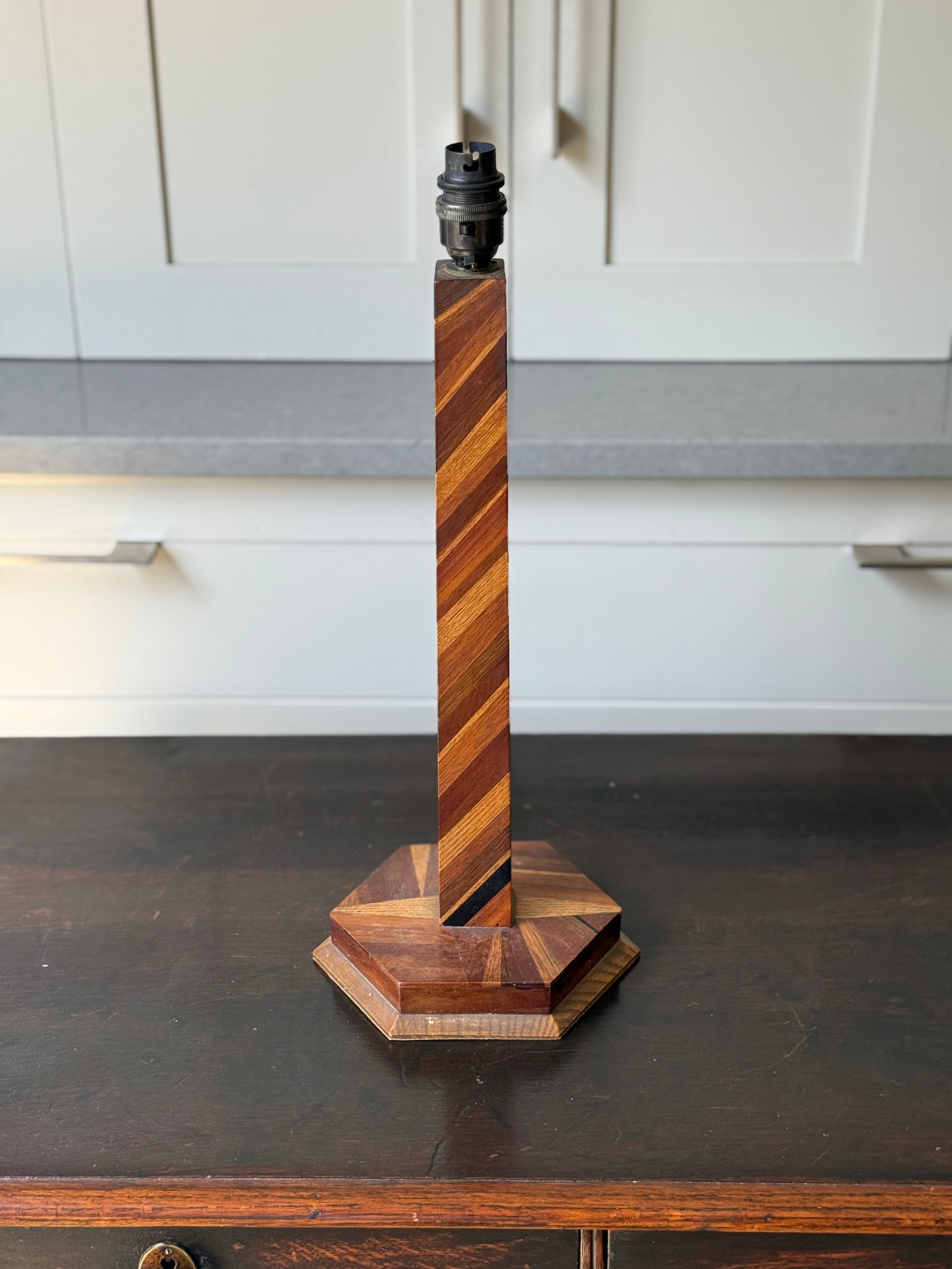 Art Deco table lamp base, French/Continental, c.1930s
