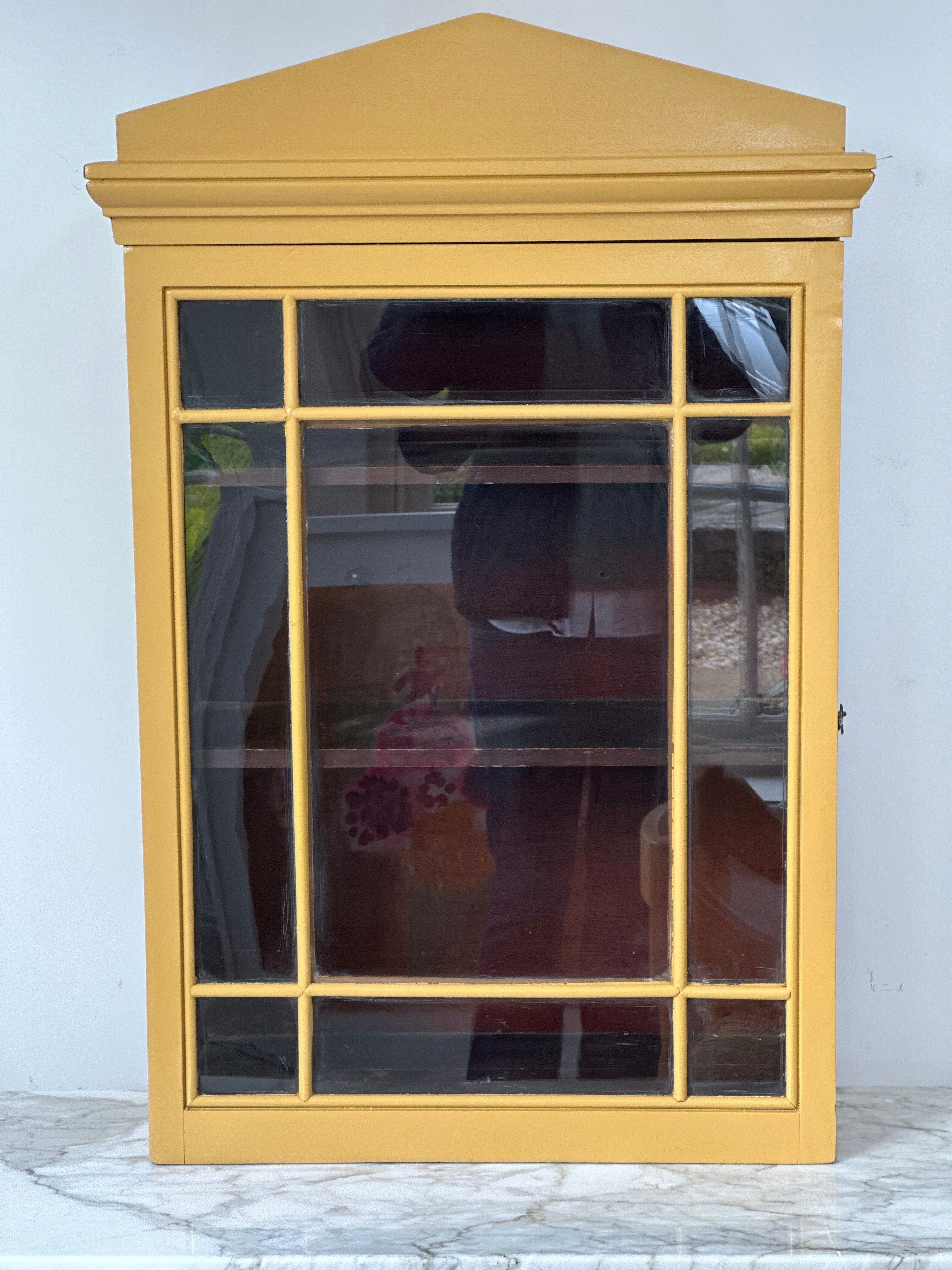 Astral Glazed  Mahogany Wall Cabinet