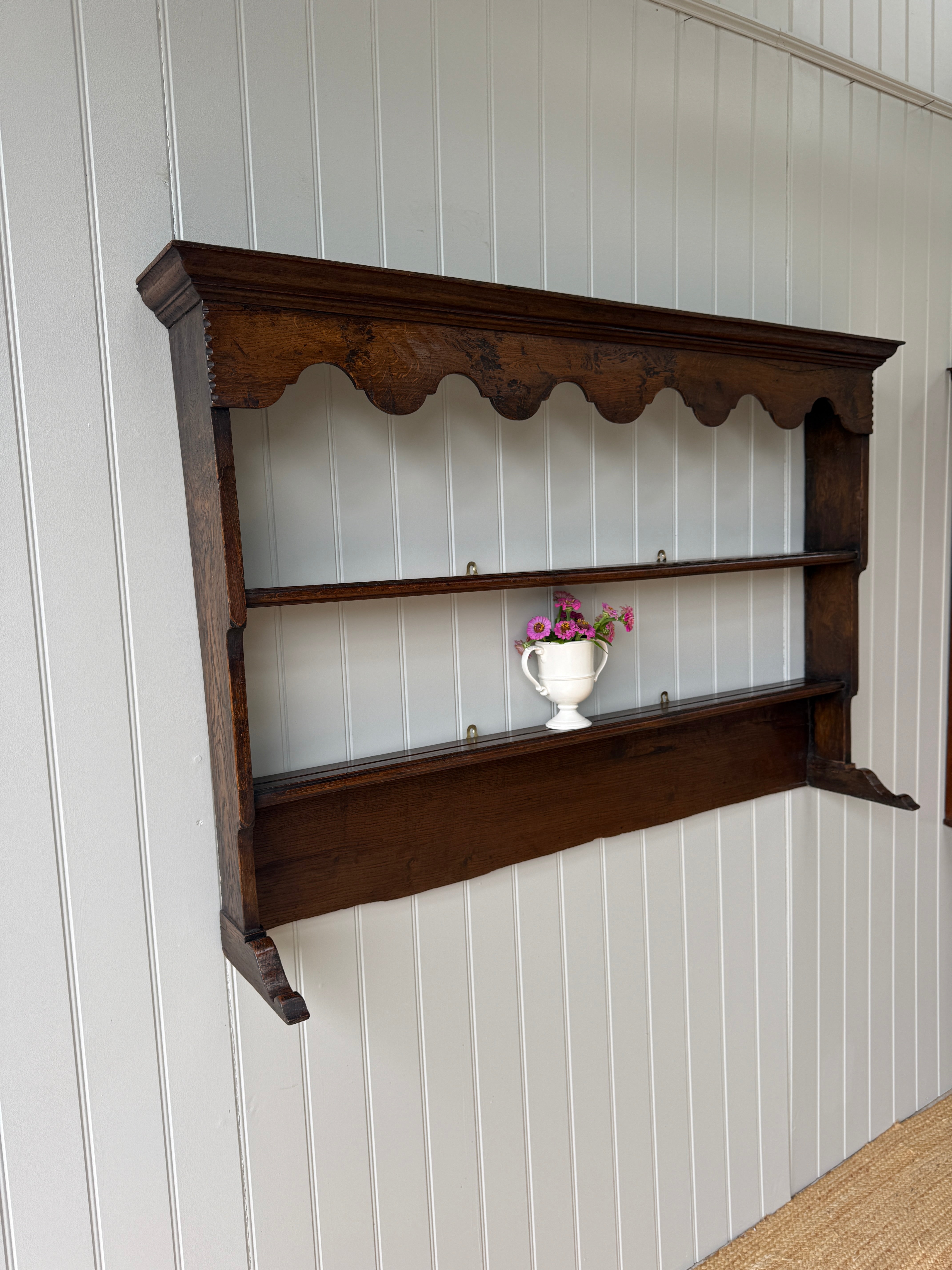 Early 19th Century Oak Delft Rack
