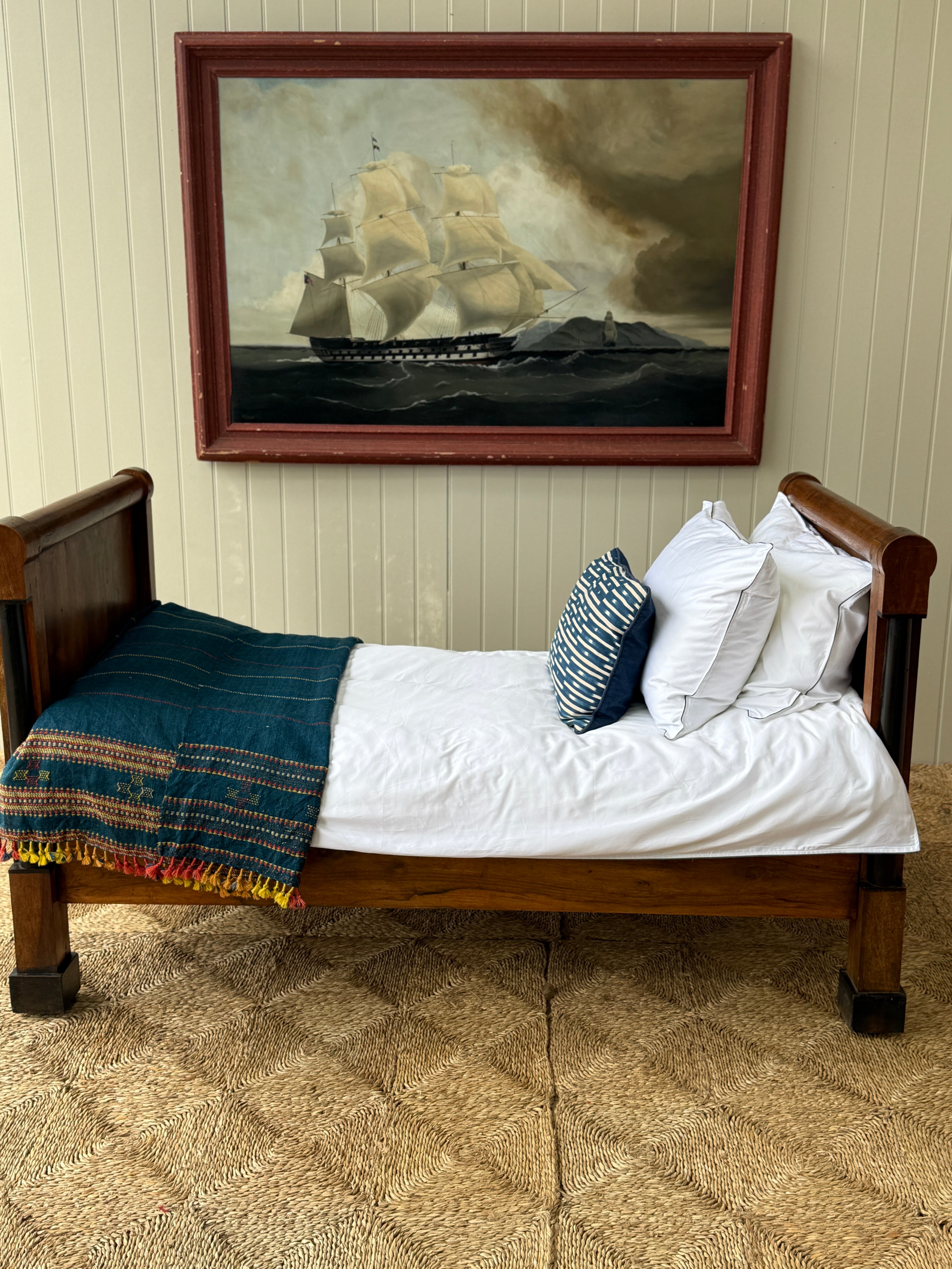 French Empire Single Bateau Lit