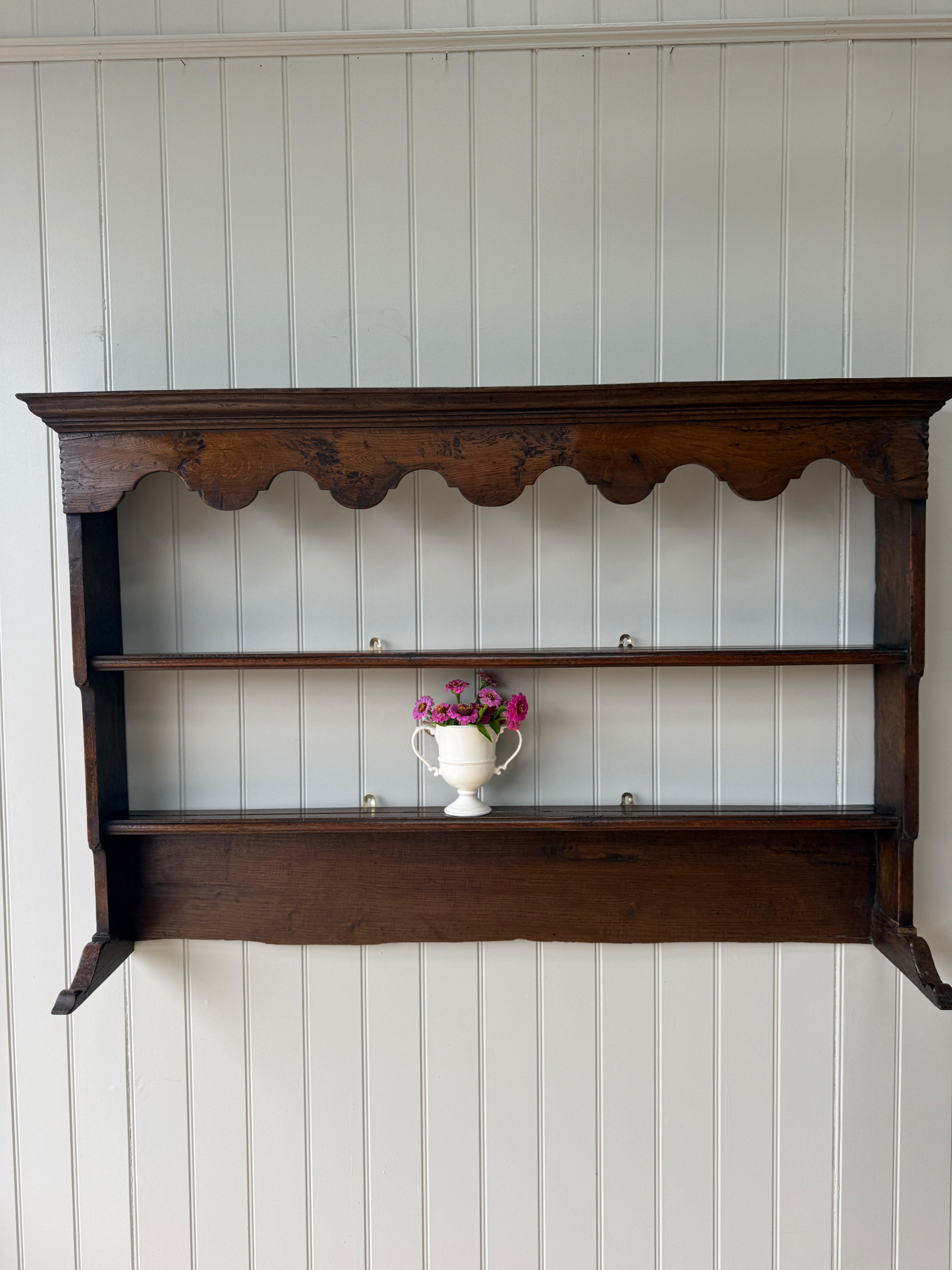 Early 19th Century Oak Delft Rack