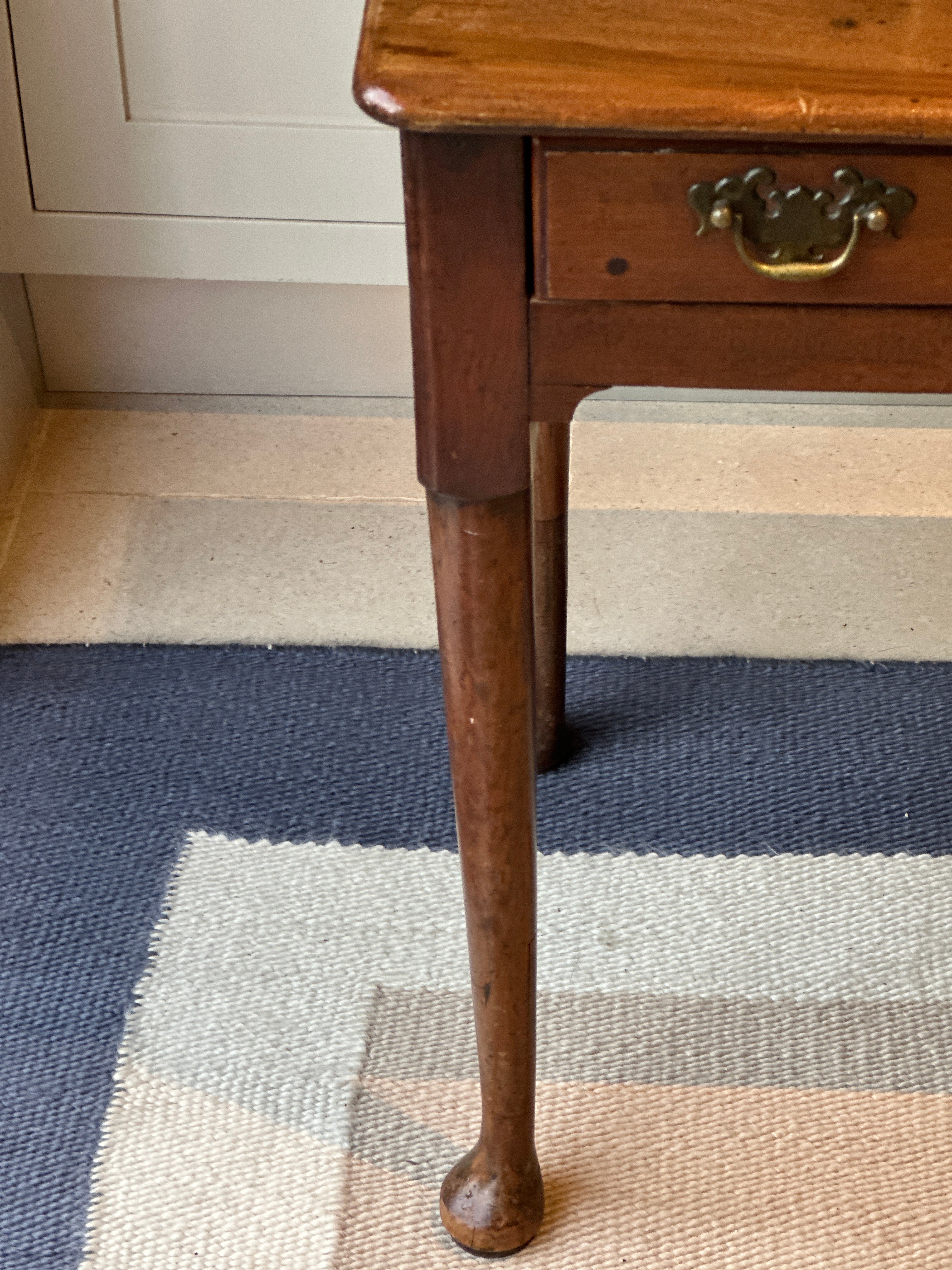 19th Century Lowboy with pad feet