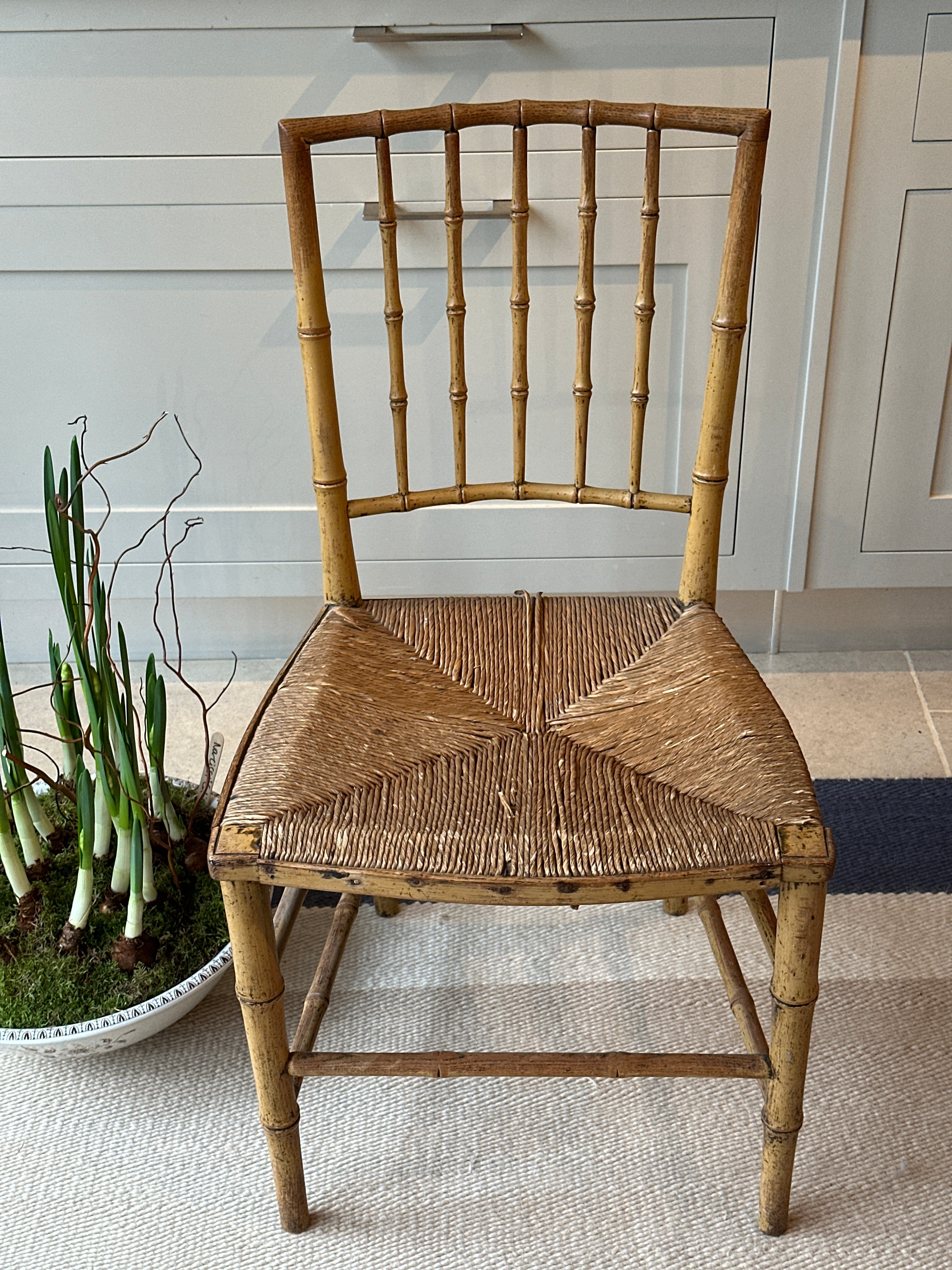 Faux Bamboo Chair