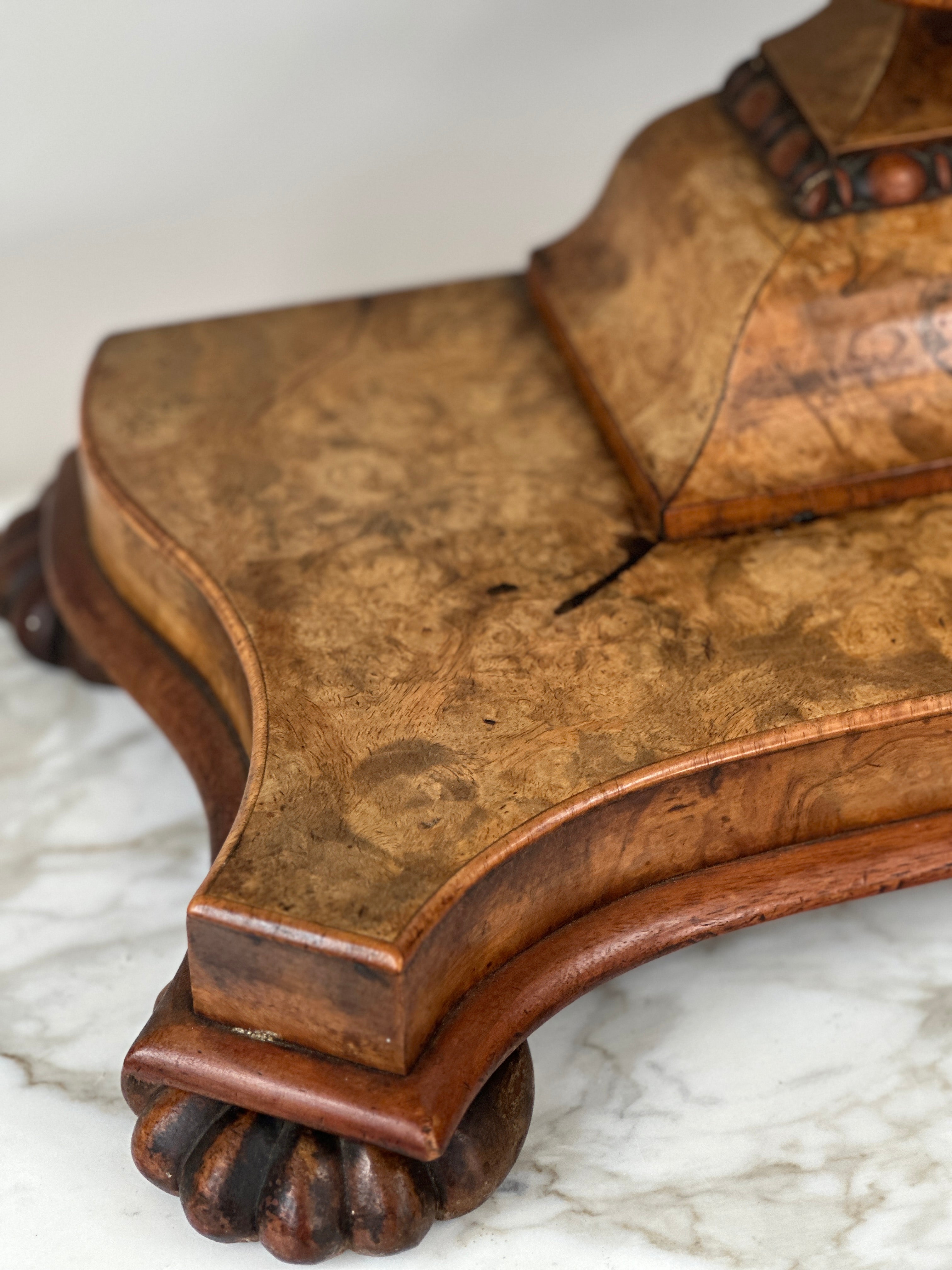 Regency Walnut Dressing Table Mirror