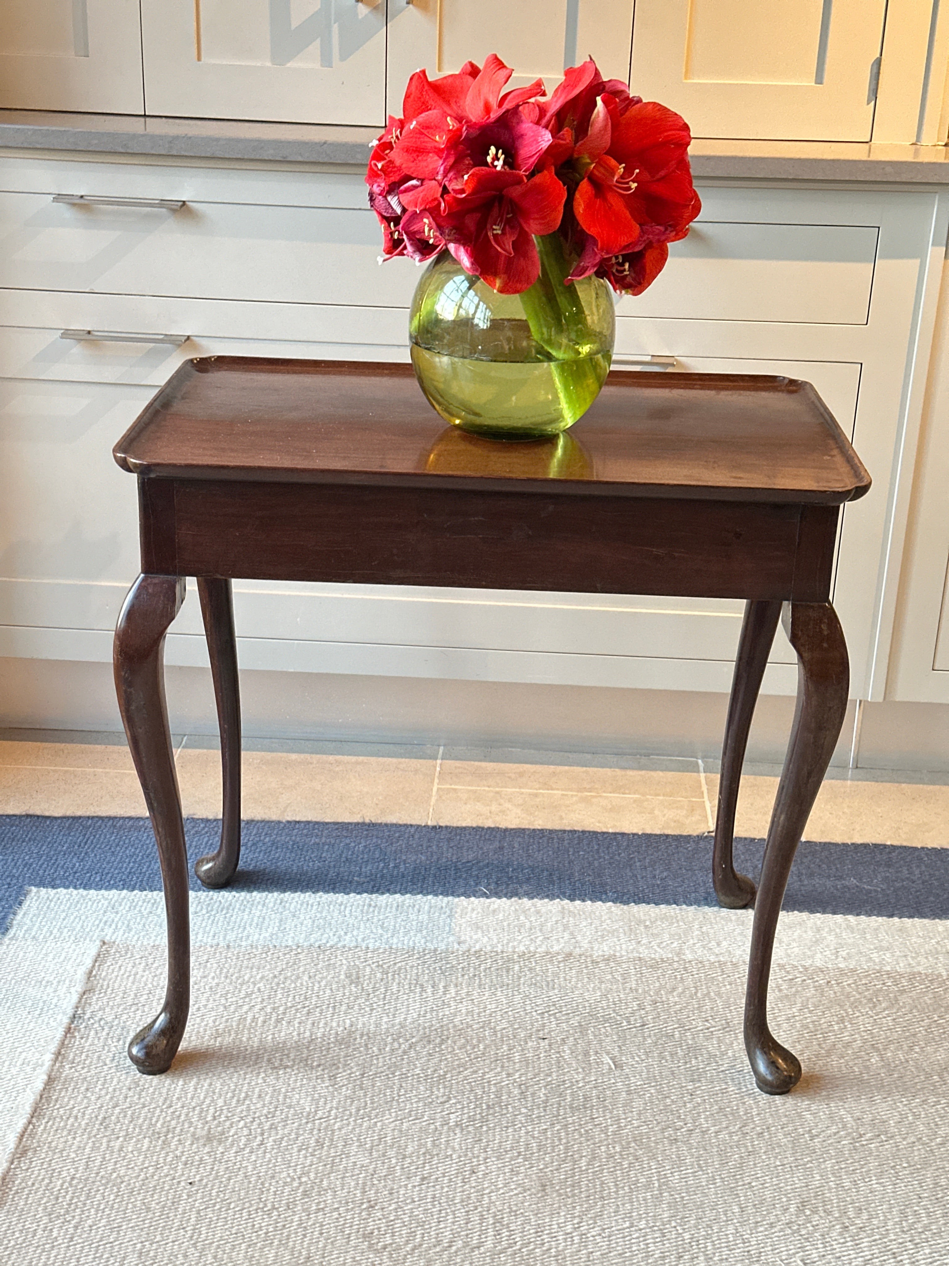 George II Irish Mahogany Silver Table