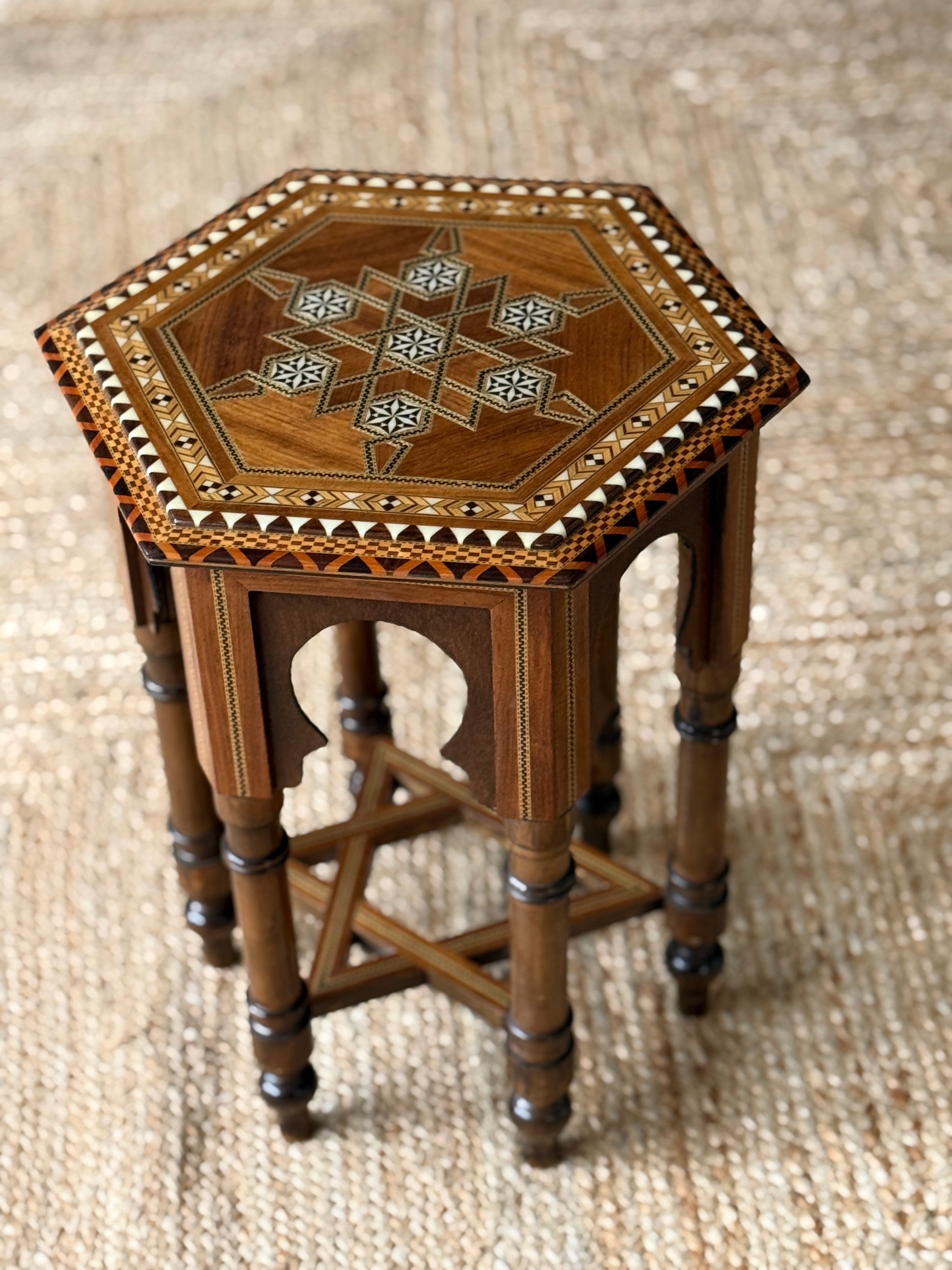 Spanish Moorish Wine Table - Circa 1970