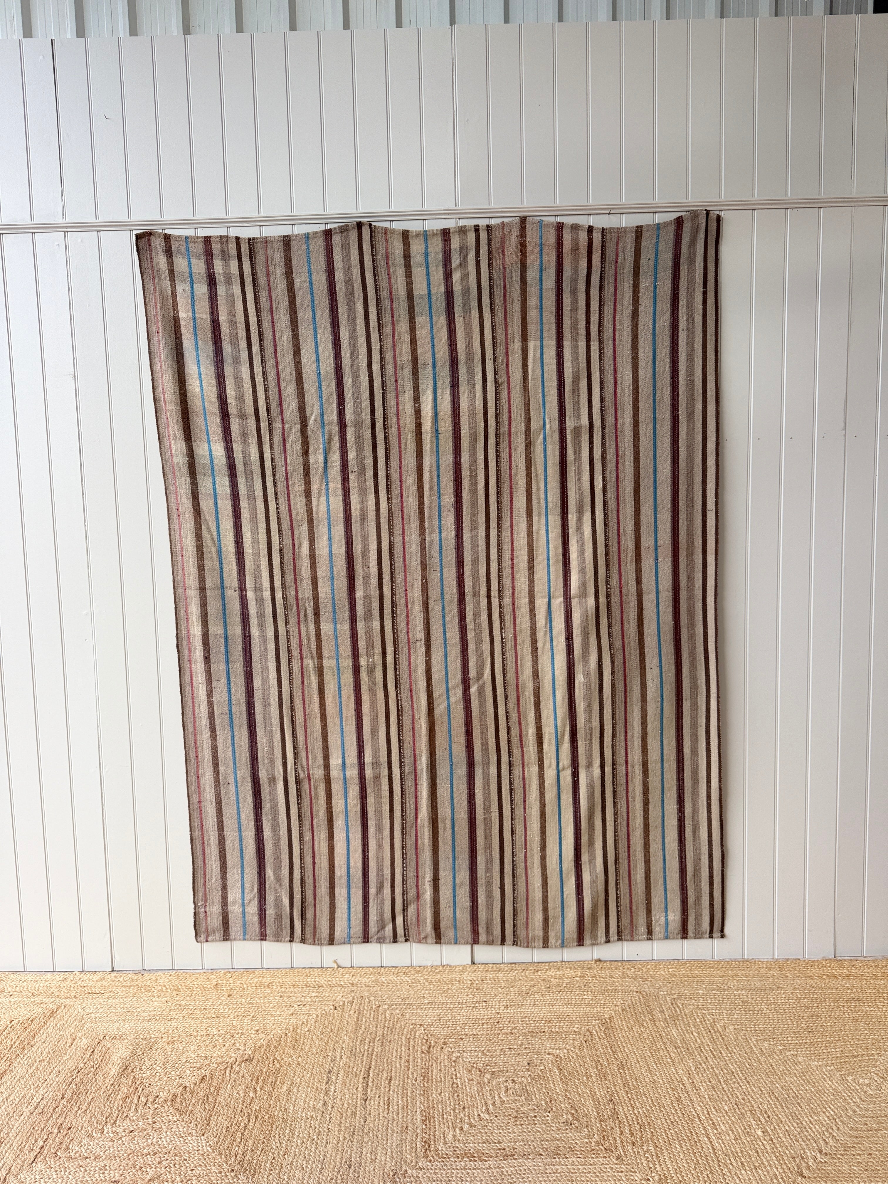 Antique Anatolian Jajim Kilim Rug 231 x 180cm