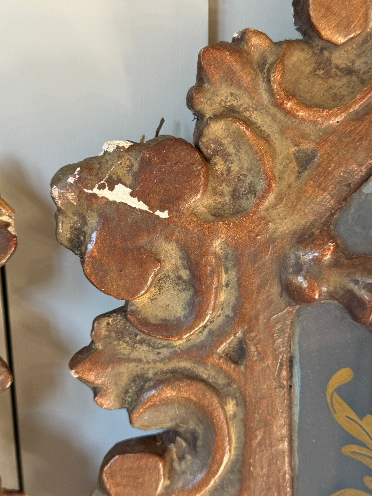 Matched Pair of Octagonal Italianate Mirrors