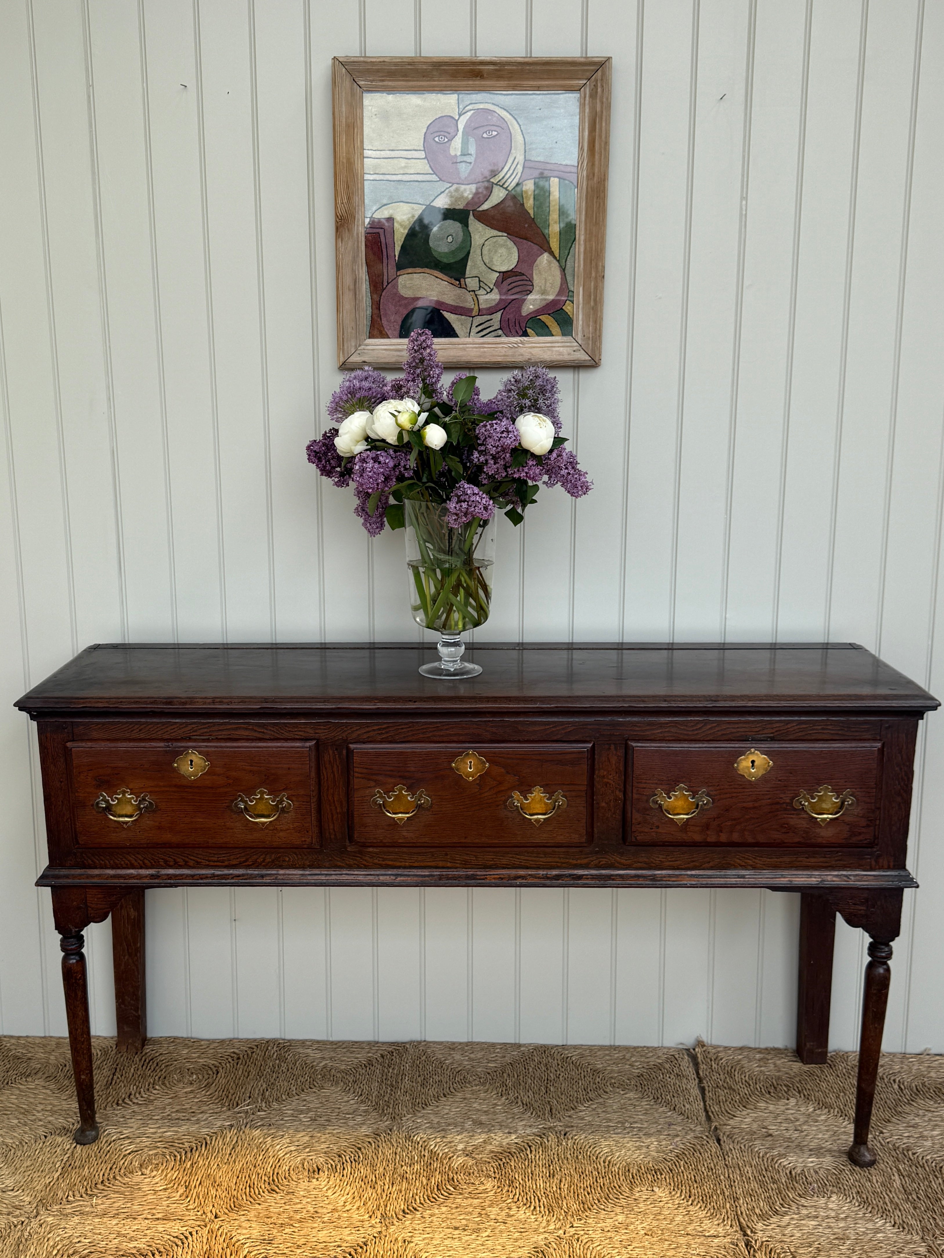 18th Century Oak Dresser Base