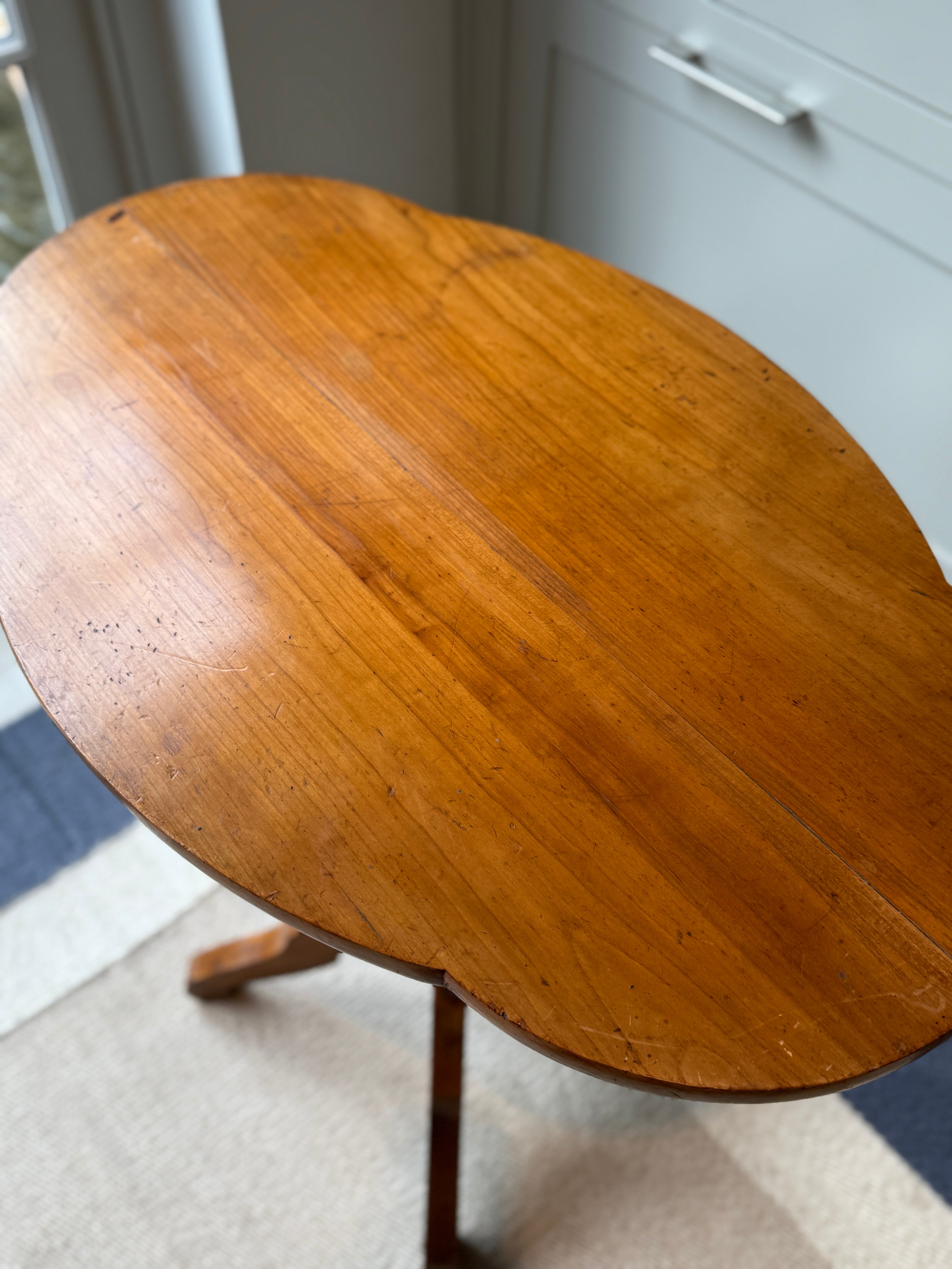 Tilt top Fruitwood Wine Table
