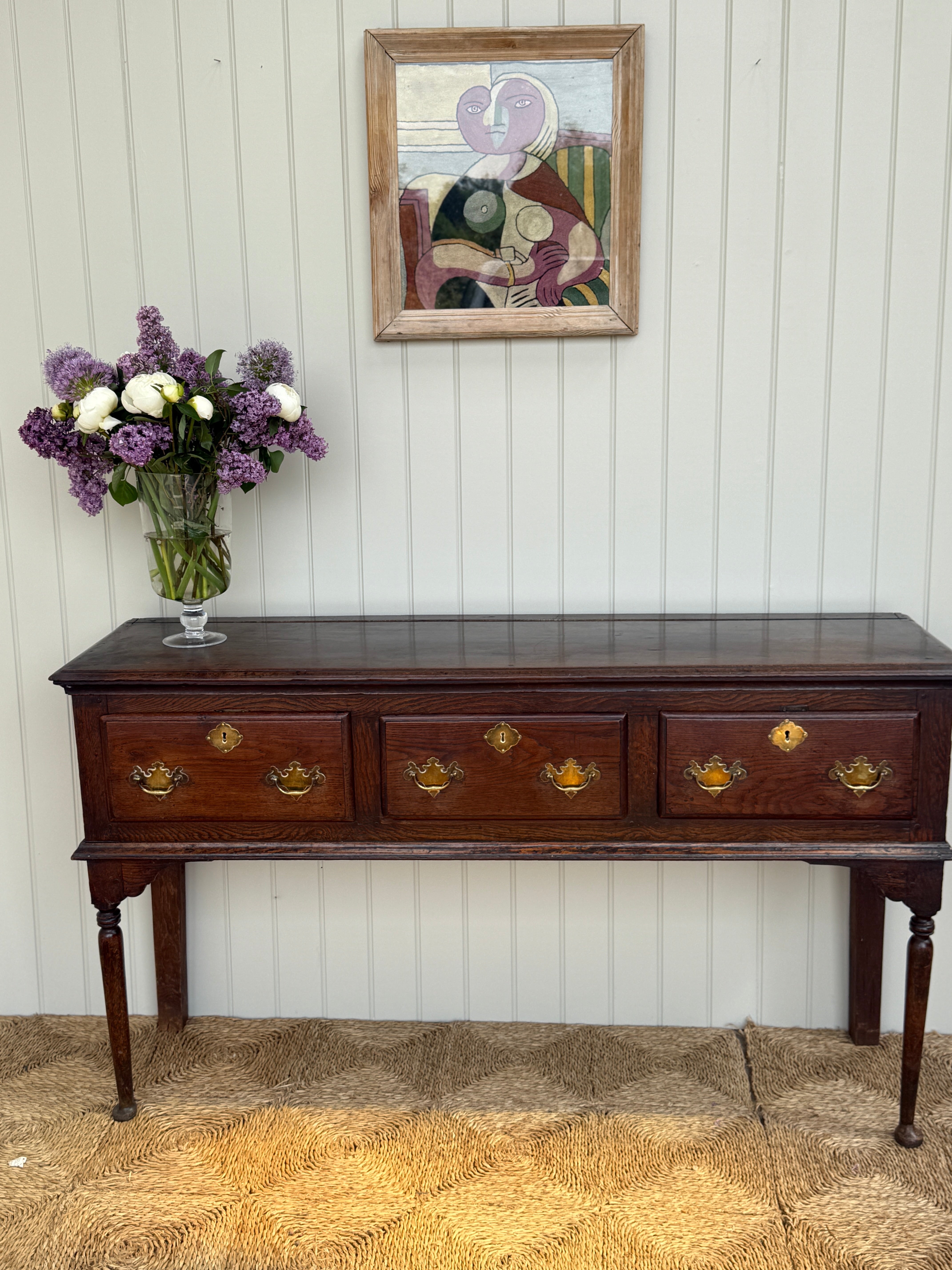 18th Century Oak Dresser Base