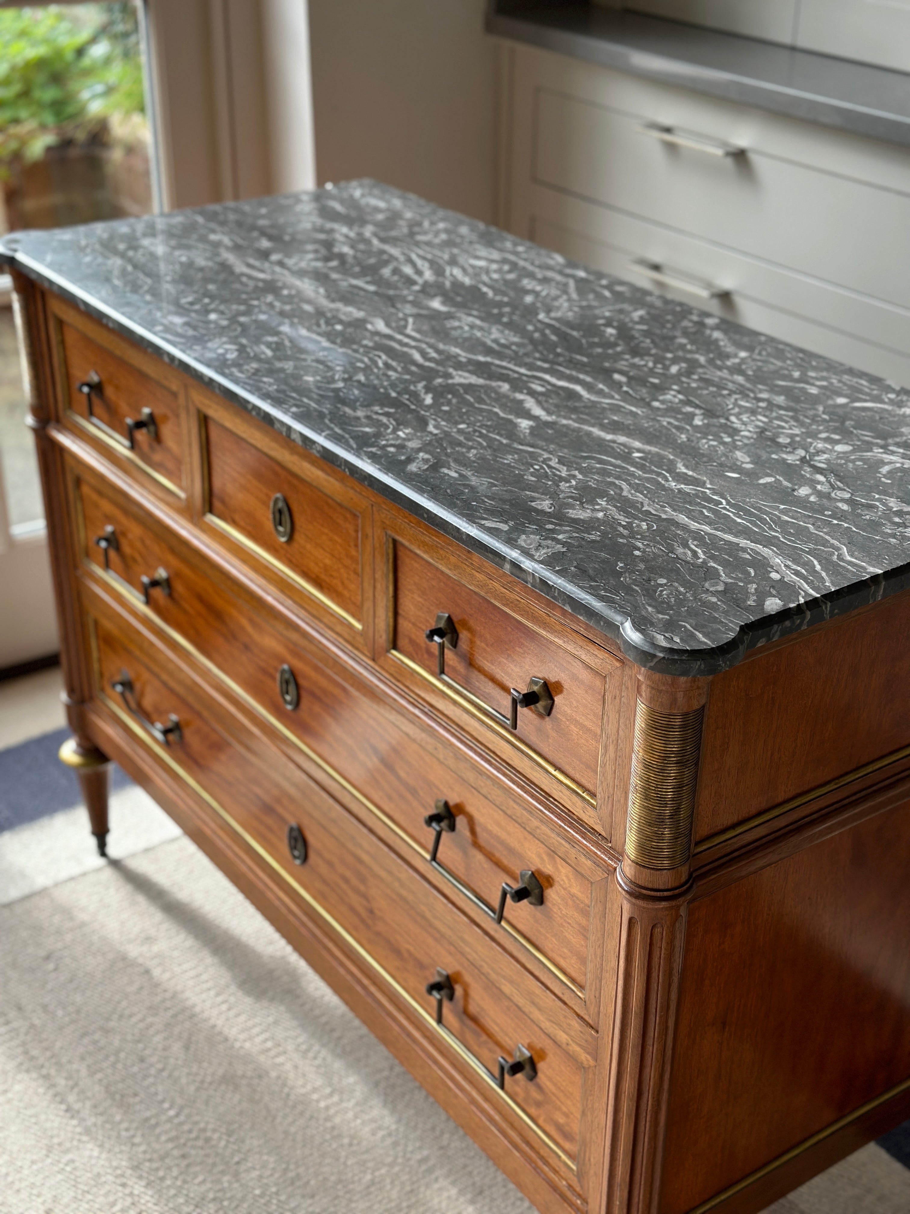 Sensational French Marble Commode