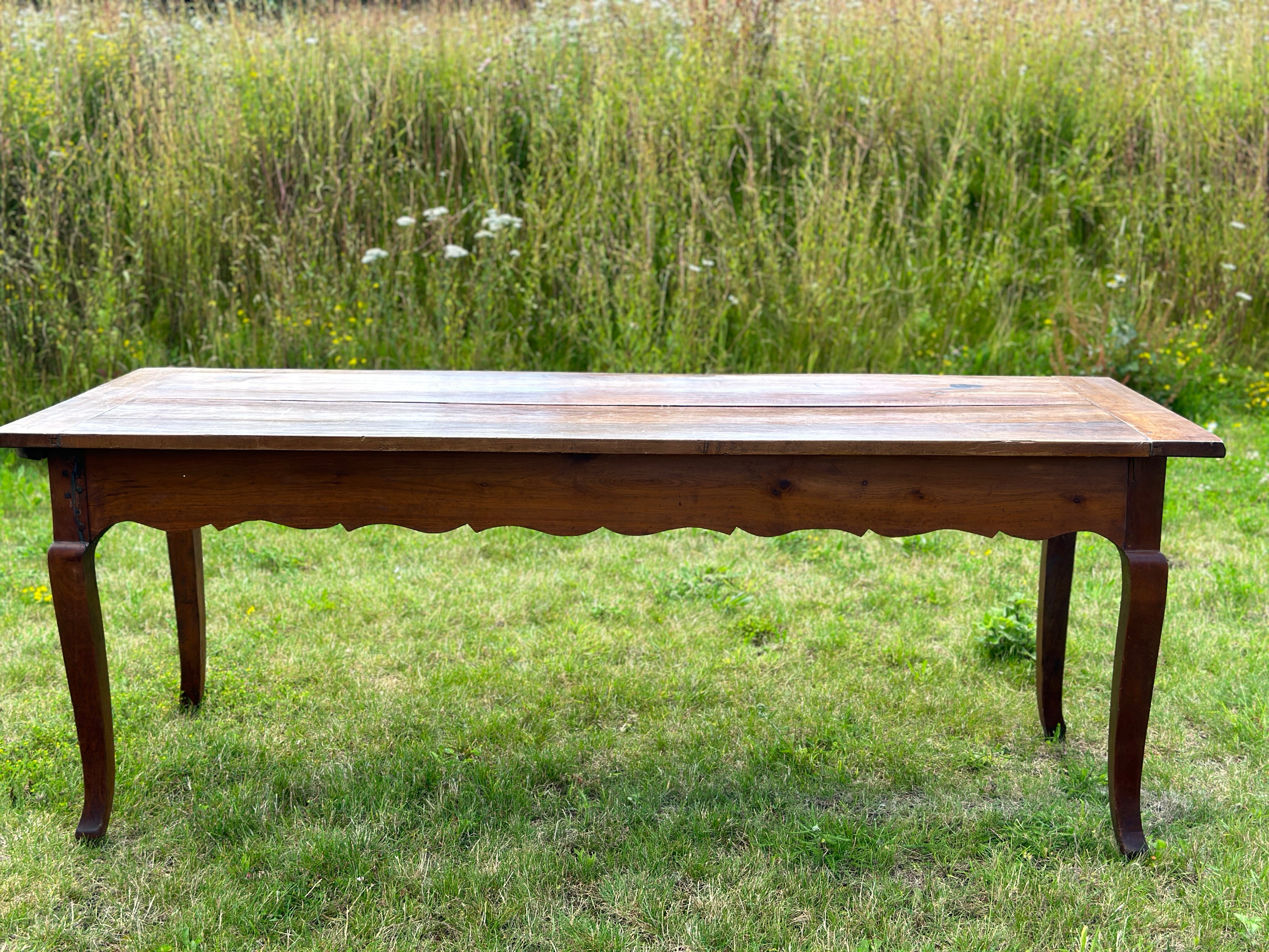 Antique French Cherry Dining Table