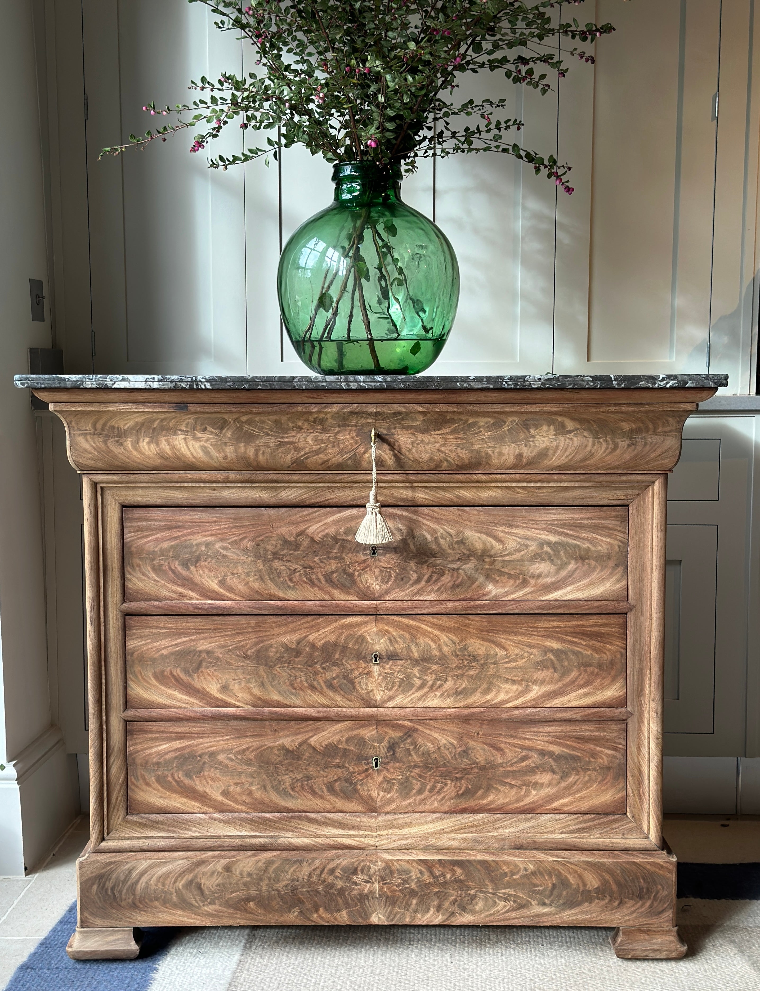 Amazing Bleached C19th Commode