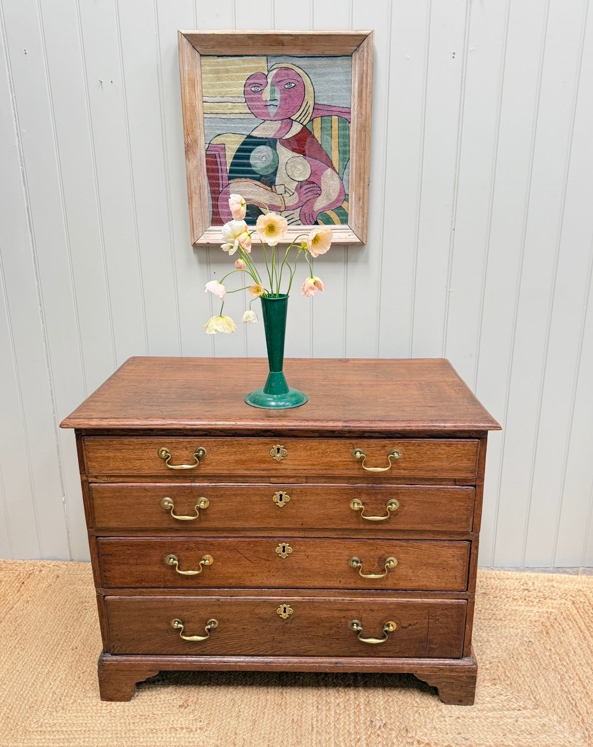 Small Georgian Oak Chest of Drawers
