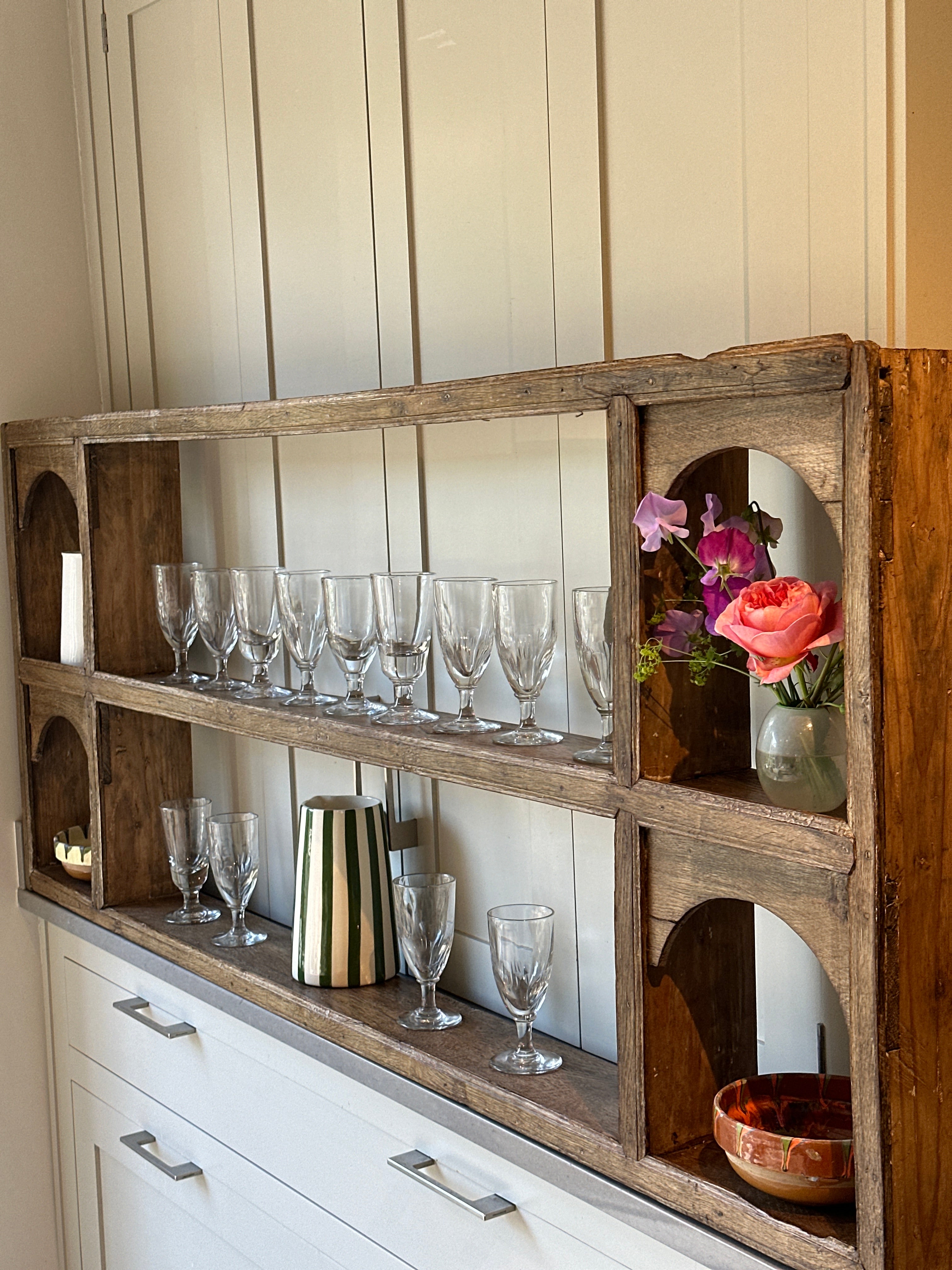 19th Century Solid Oak Rack