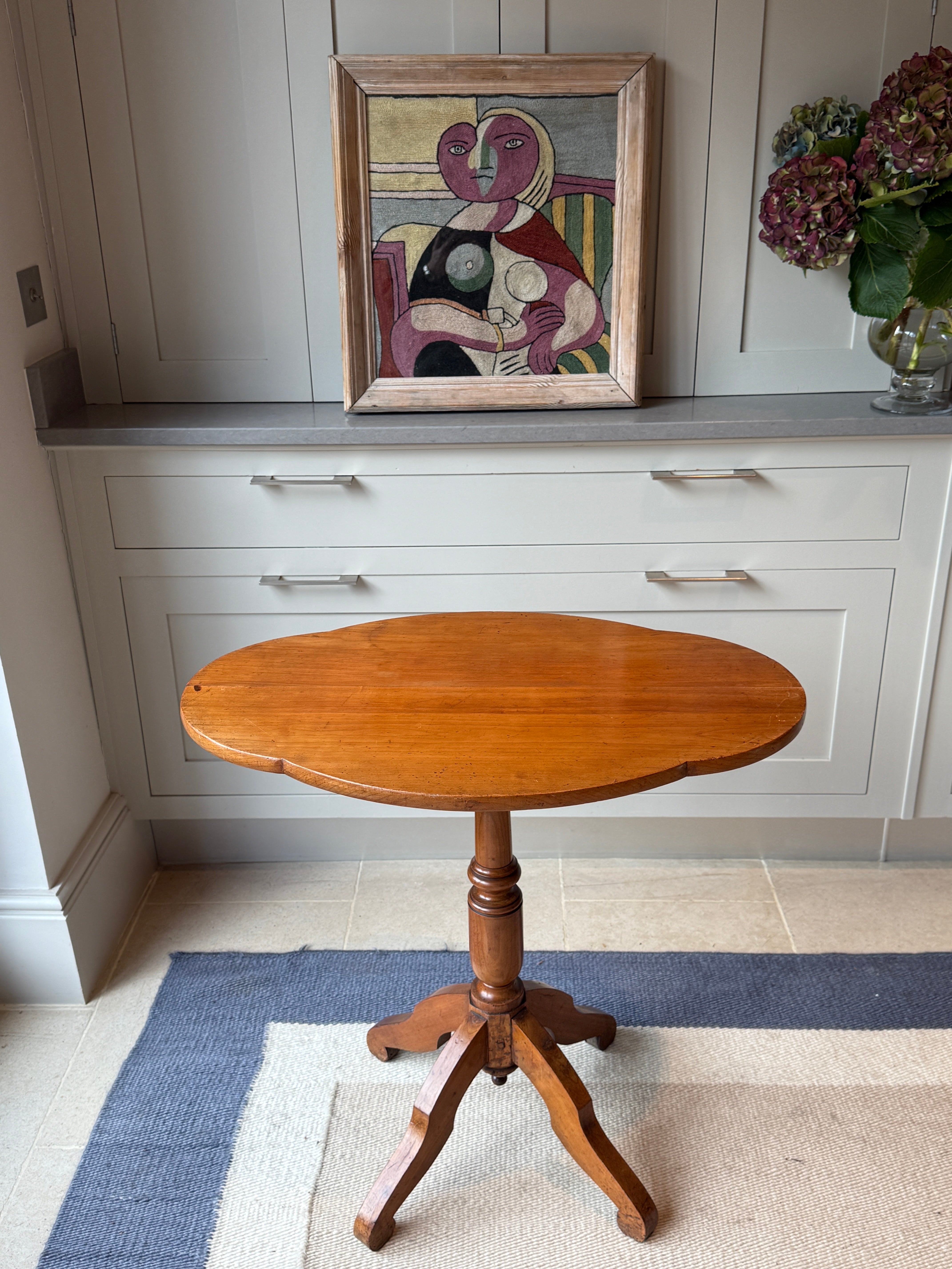 Tilt top Fruitwood Wine Table