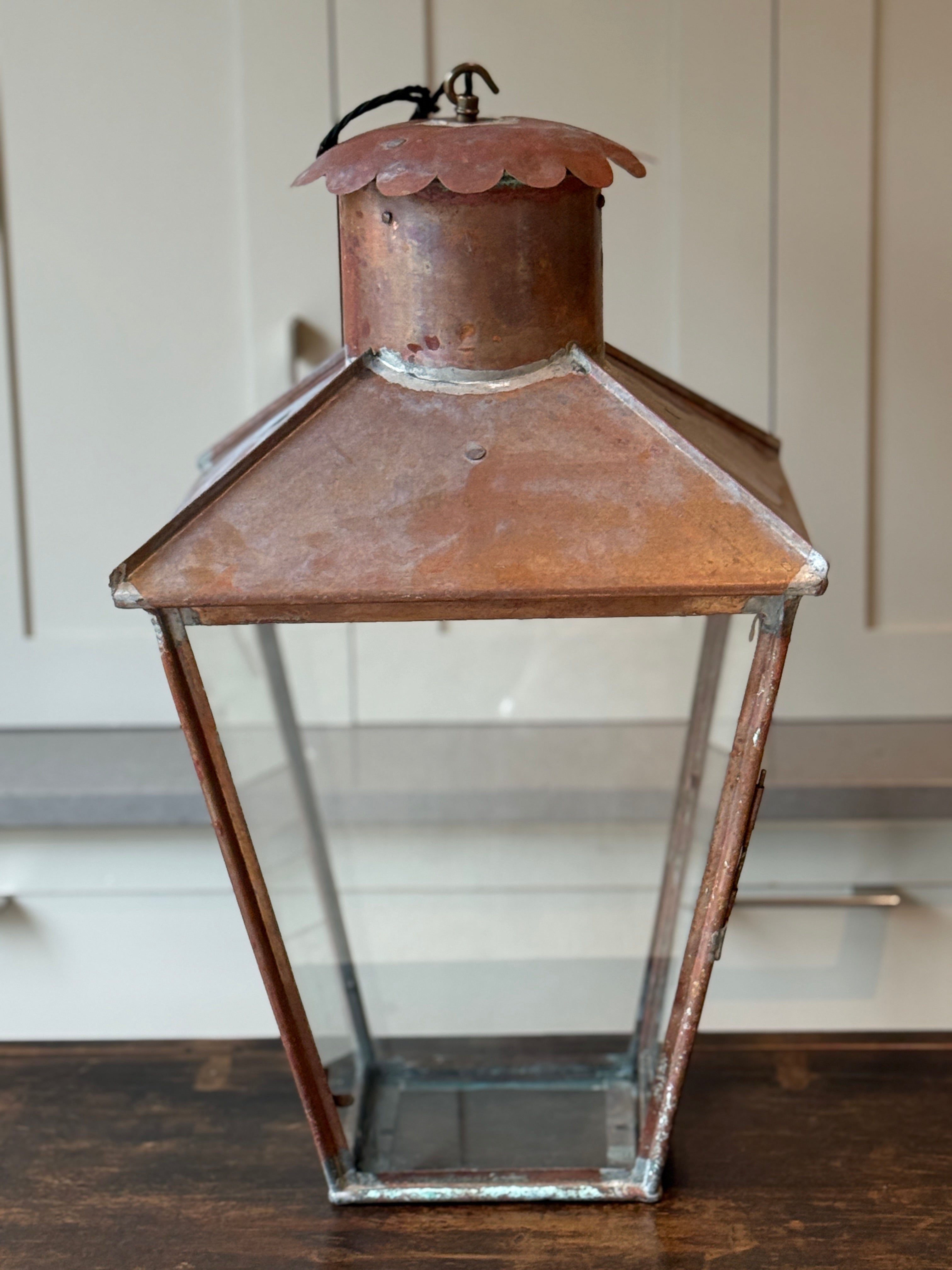 Large Copper Lantern