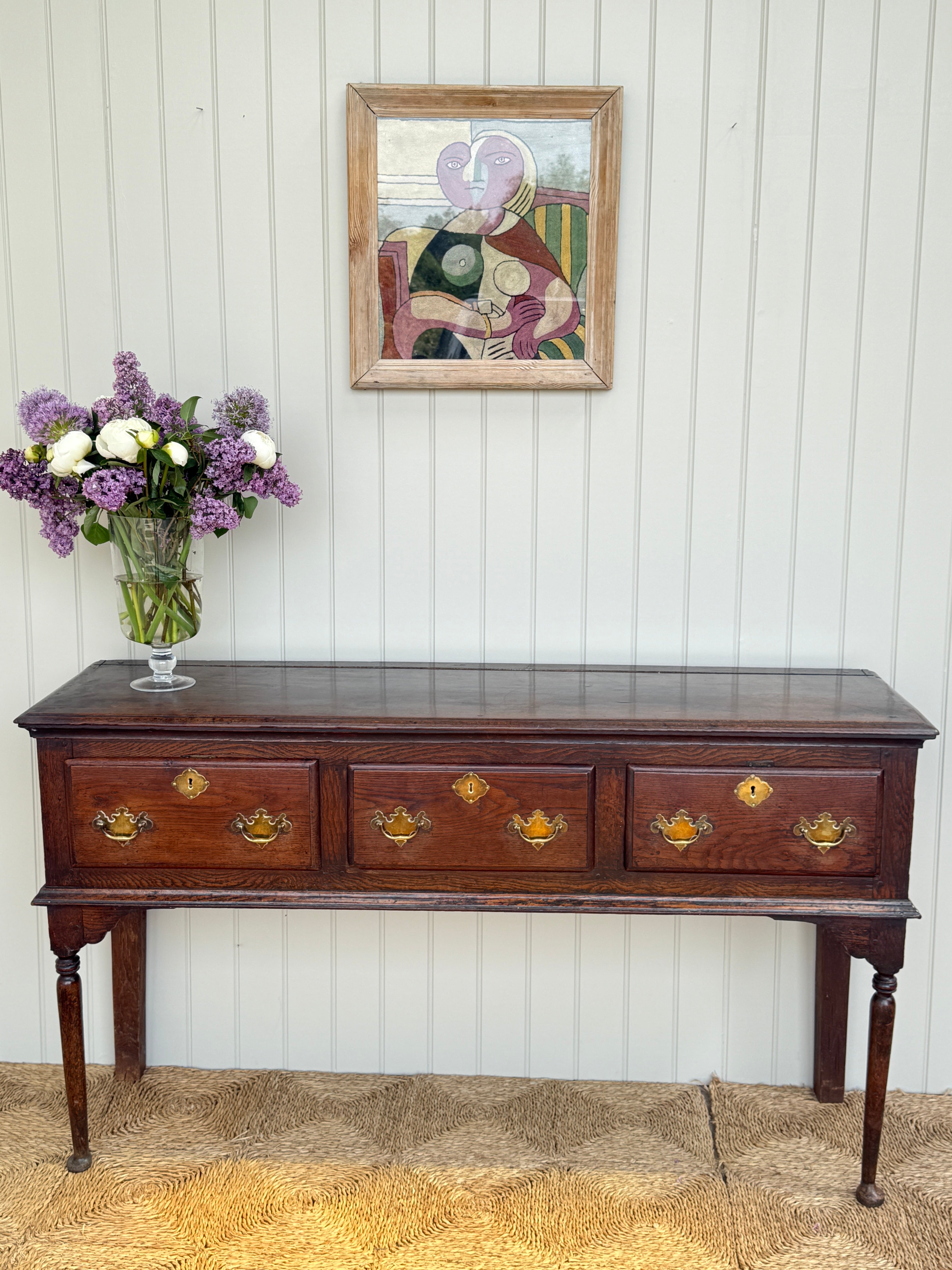 18th Century Oak Dresser Base