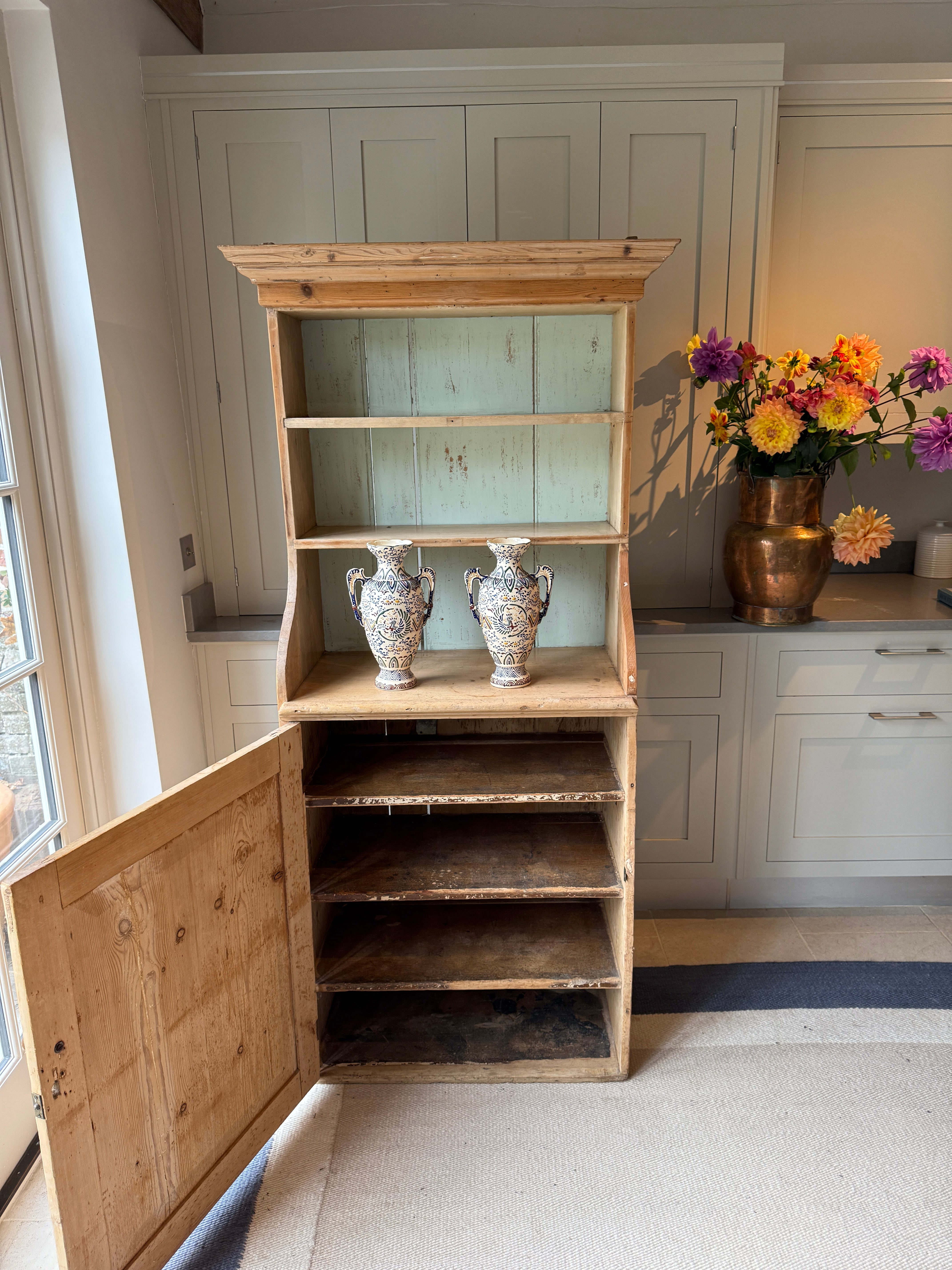 Slim and Rustic Pine Dresser