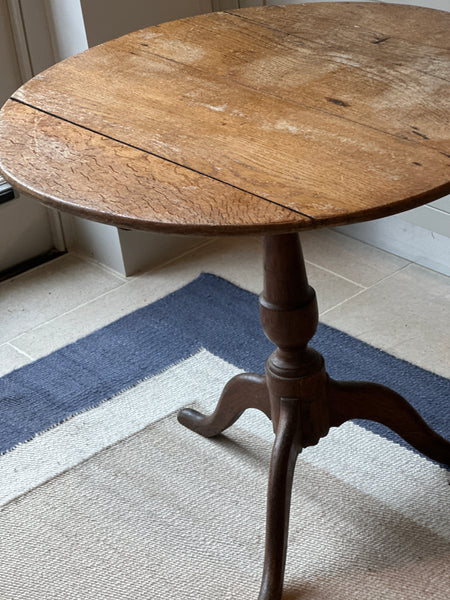 Faded Oak Tilt Top Table