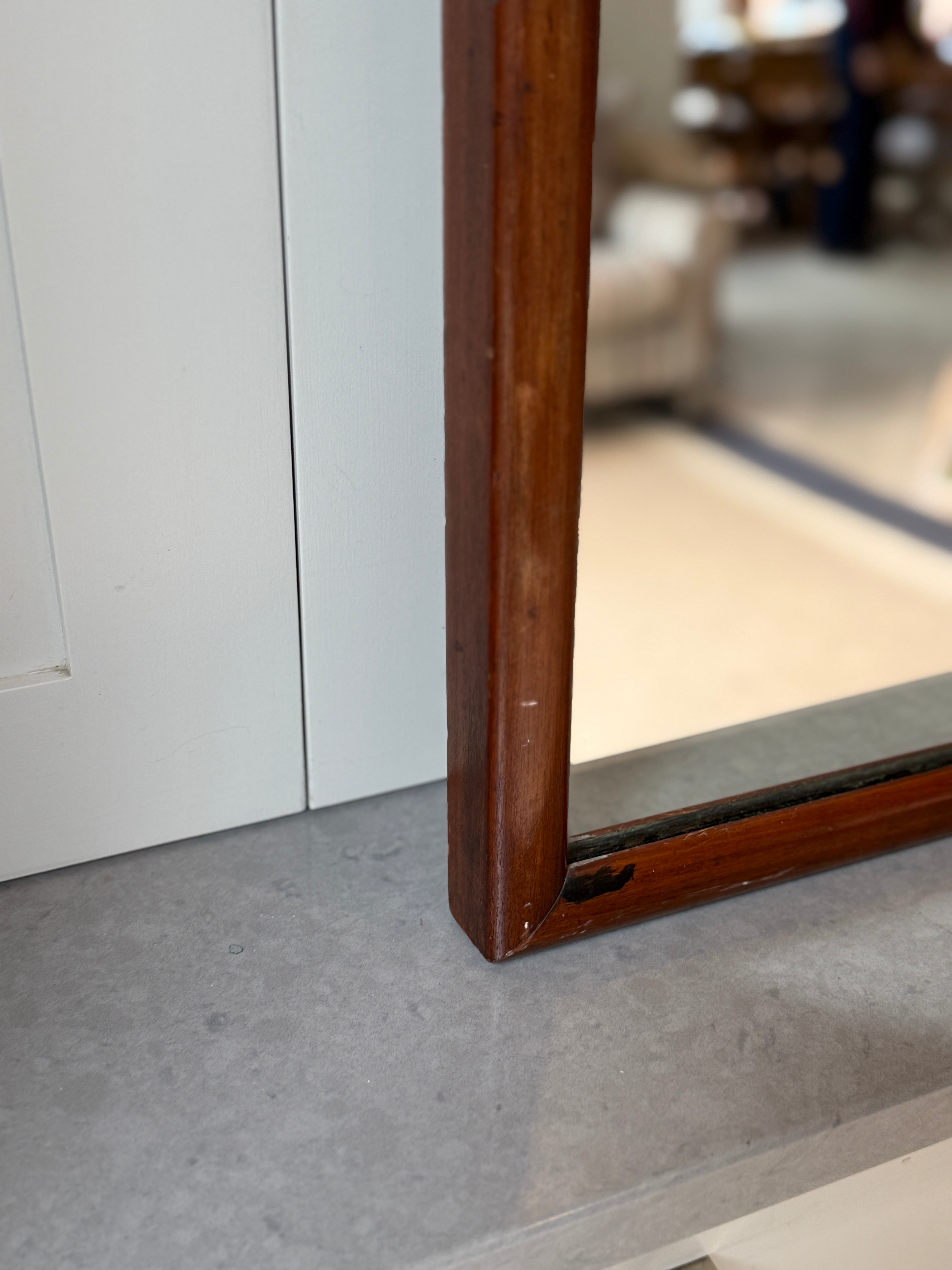 Large Mahogany Mirror