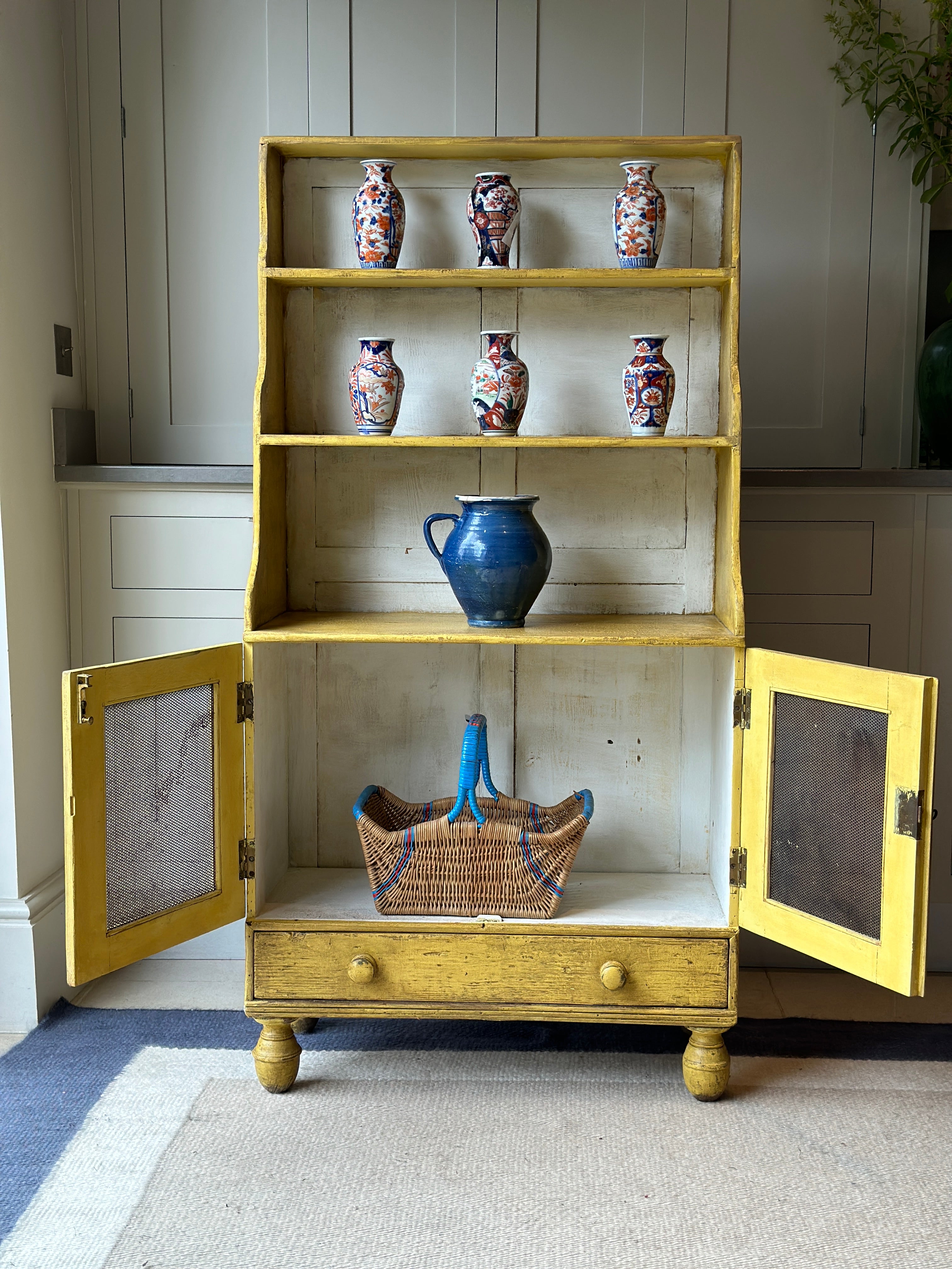 Charming  19th Century Waterfall Bookcase