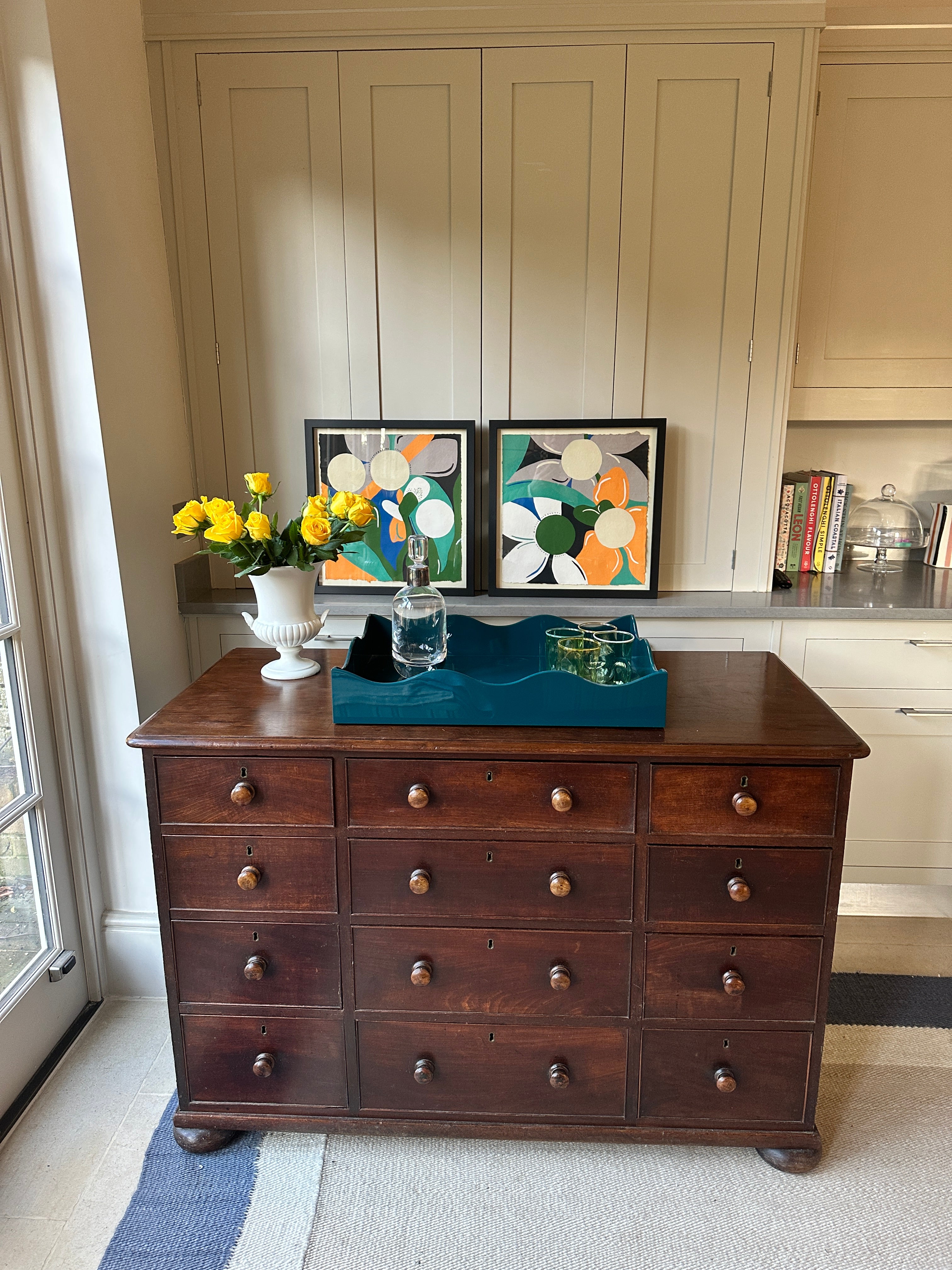 William IV Mahogany 12 Drawer chest - circa 1835