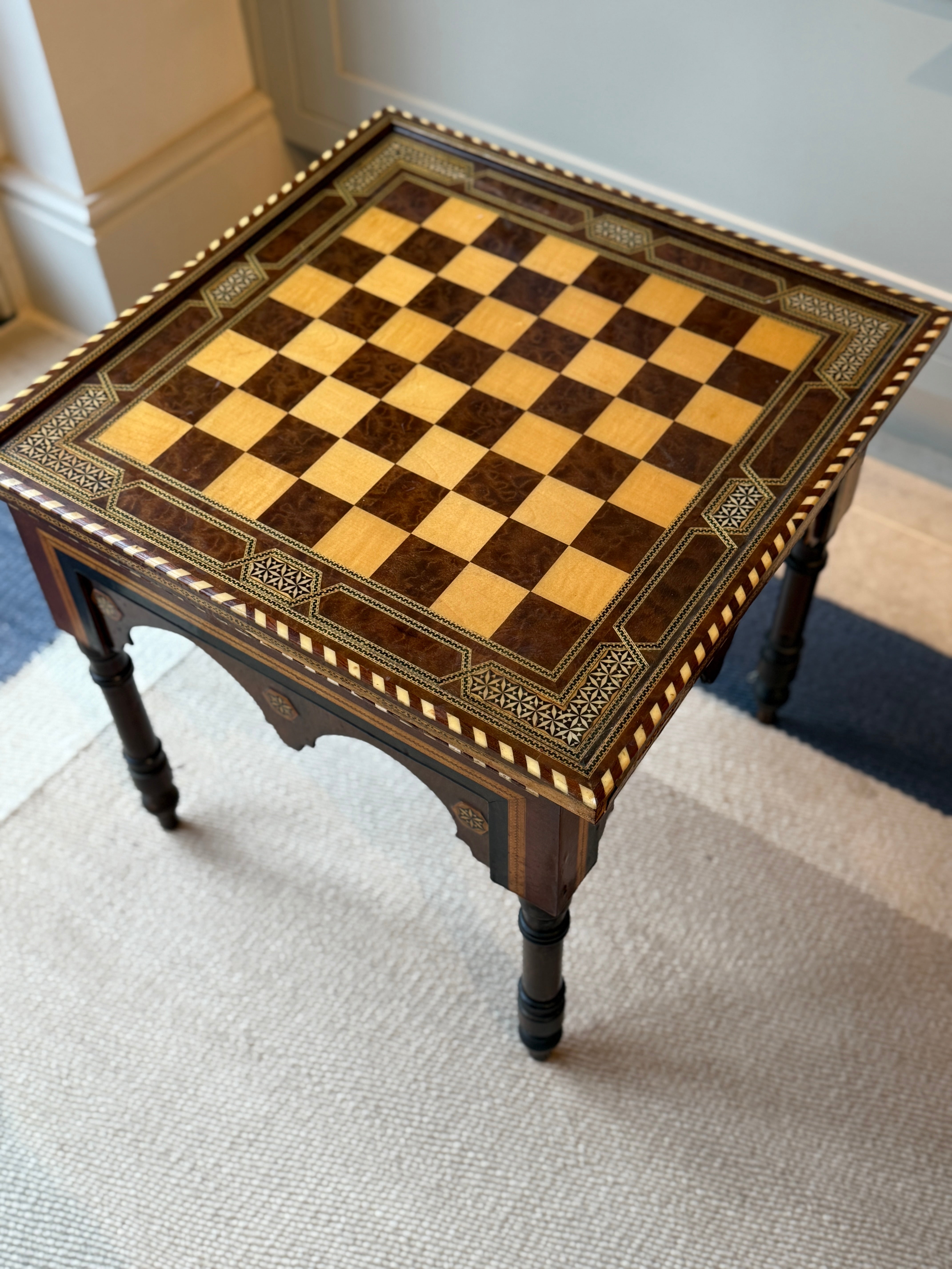 Modern Moorish Games Table