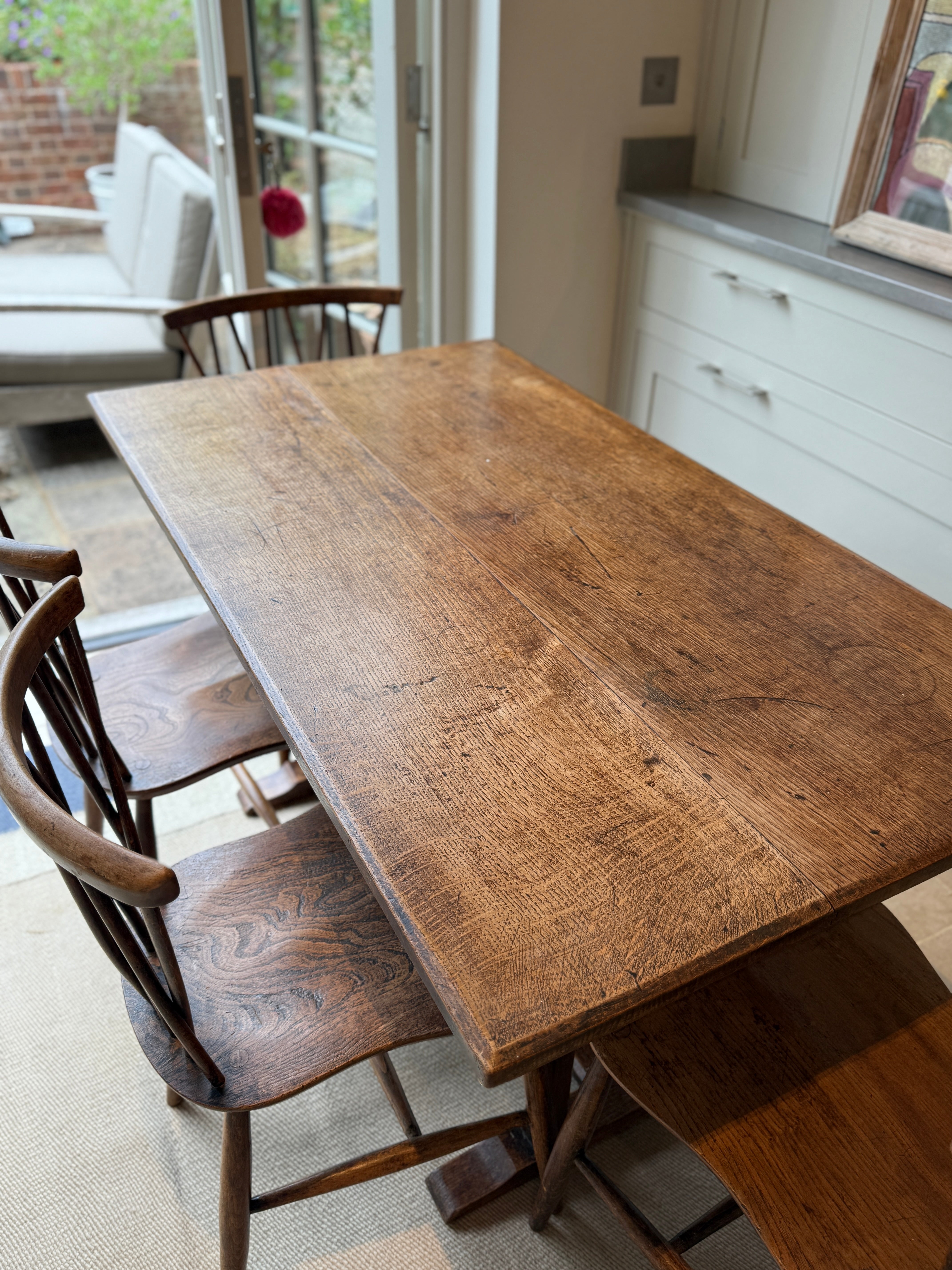 Small Oak Refectory Dining Table