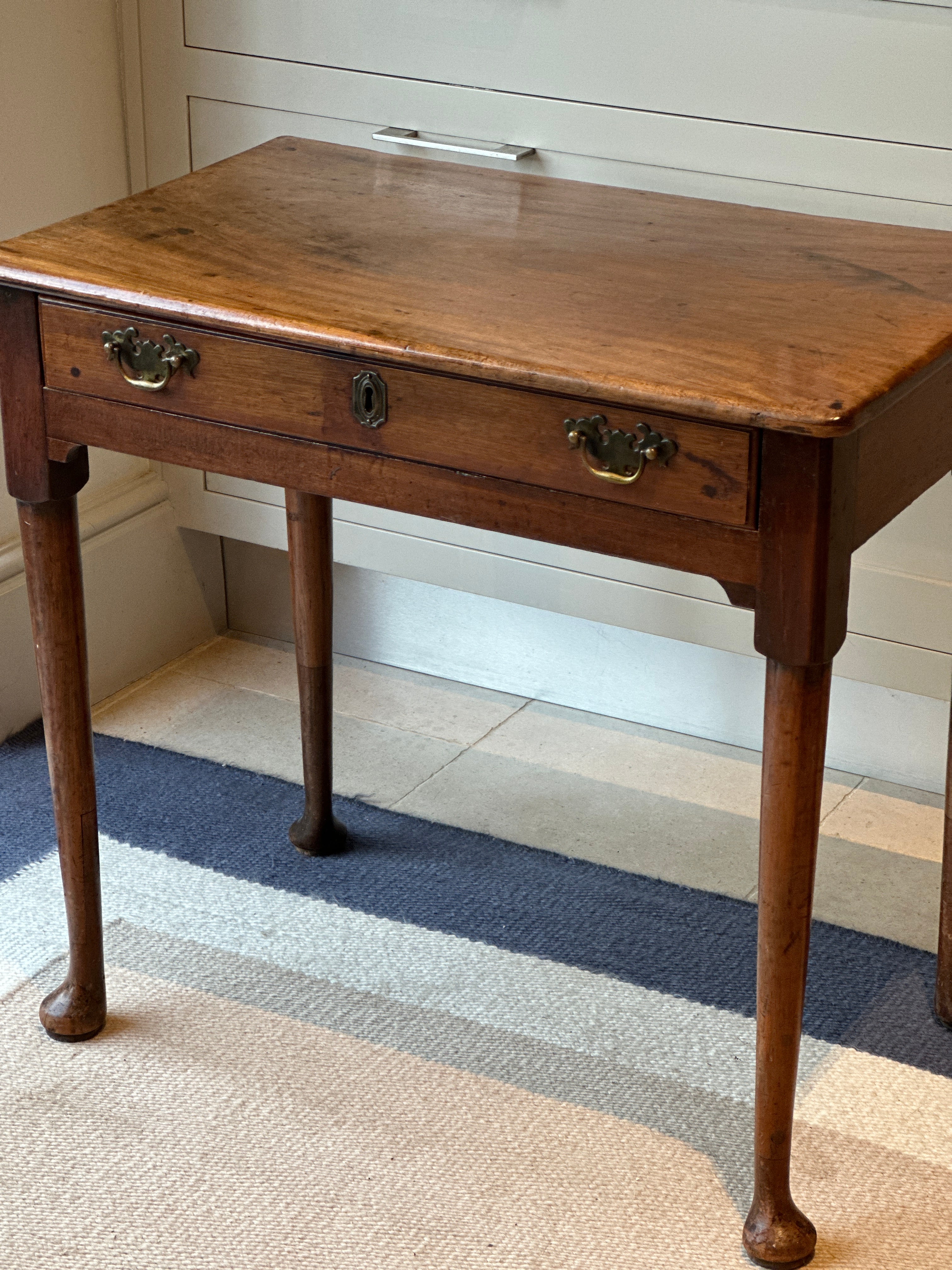 19th Century Lowboy with pad feet