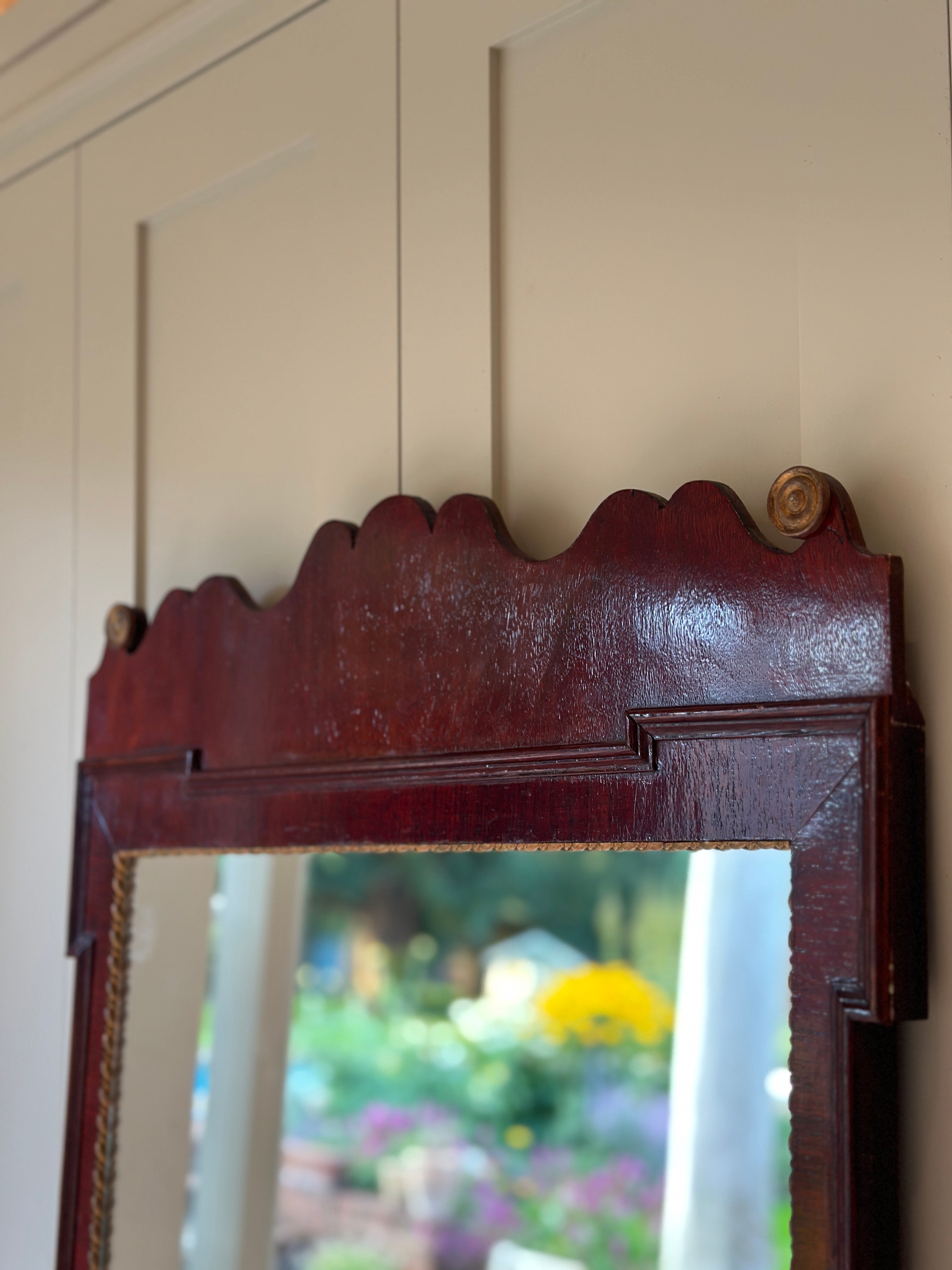 Scottish Regency Fret Mirror with attractive gift border.