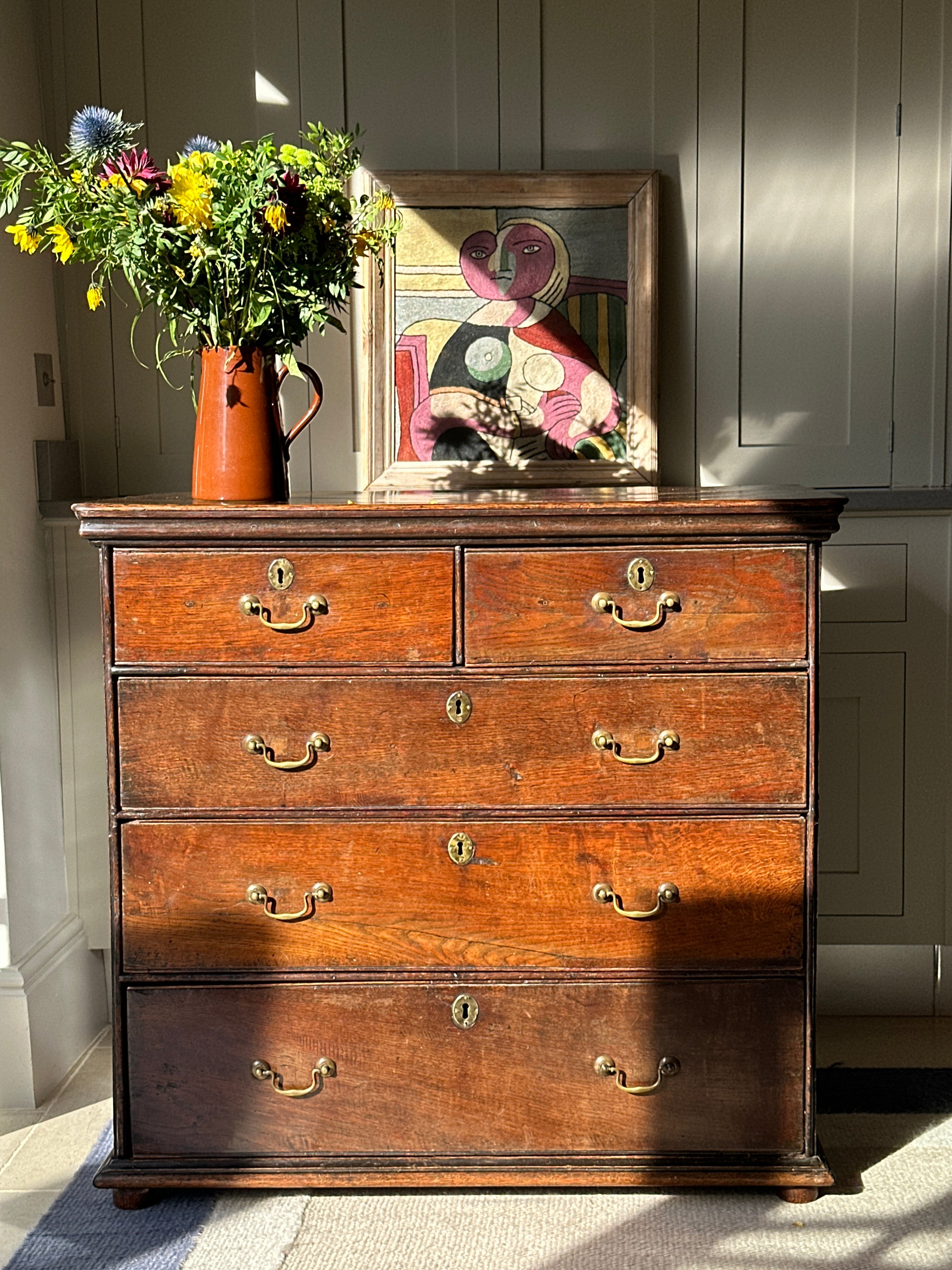 Georgian Oak Chest of Drawers