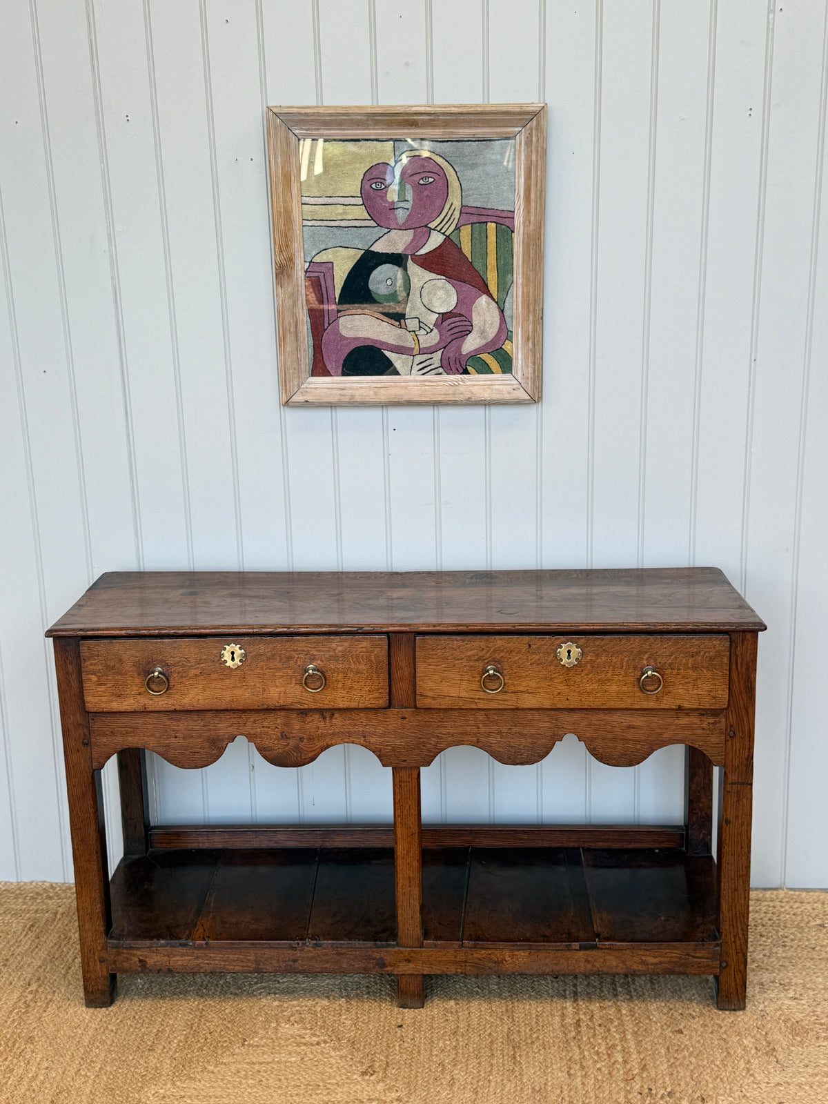 Small 18th Century Oak Dresser Base