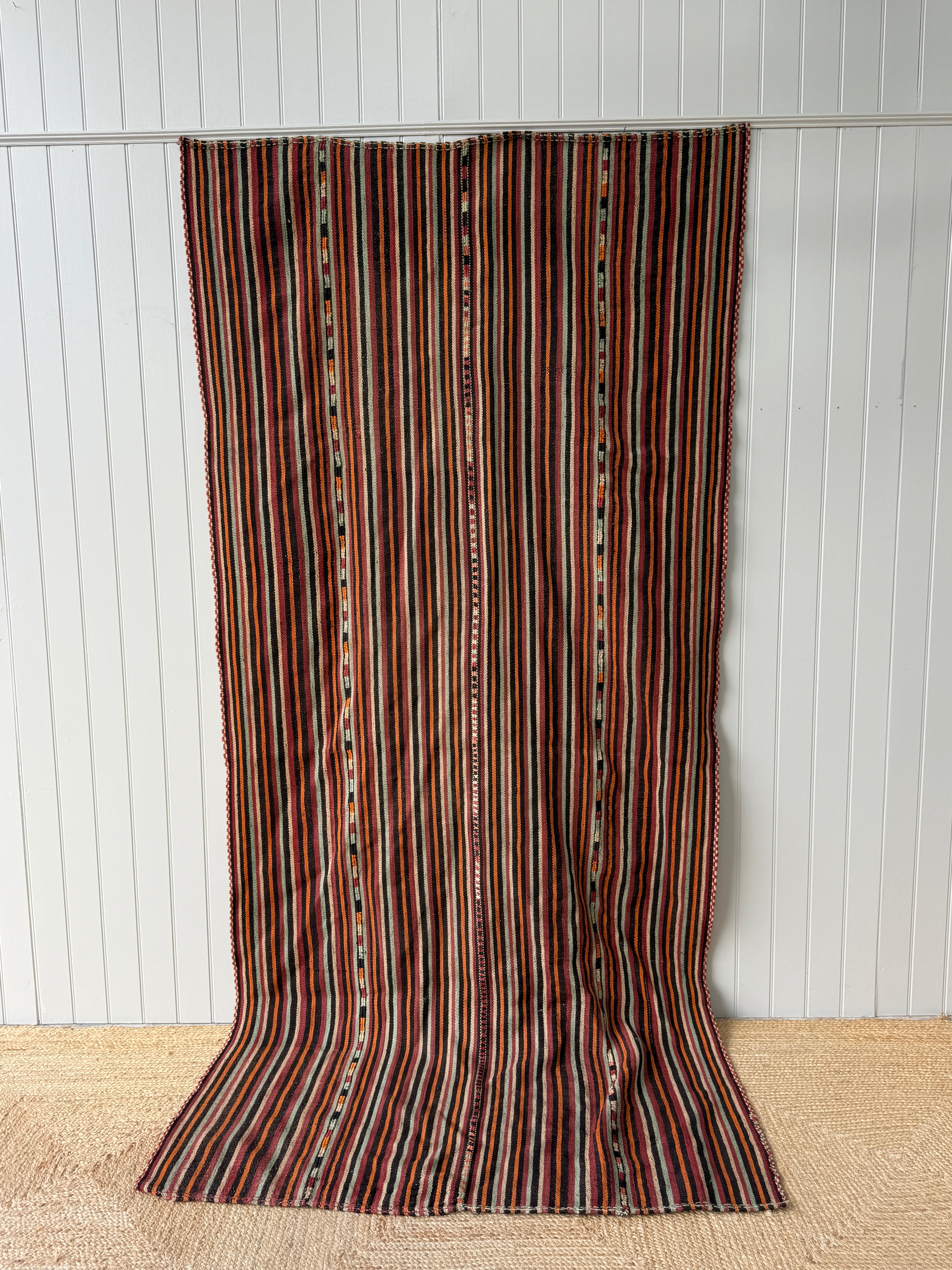 Long Turkish Jajim Kilim Rug 306 x146