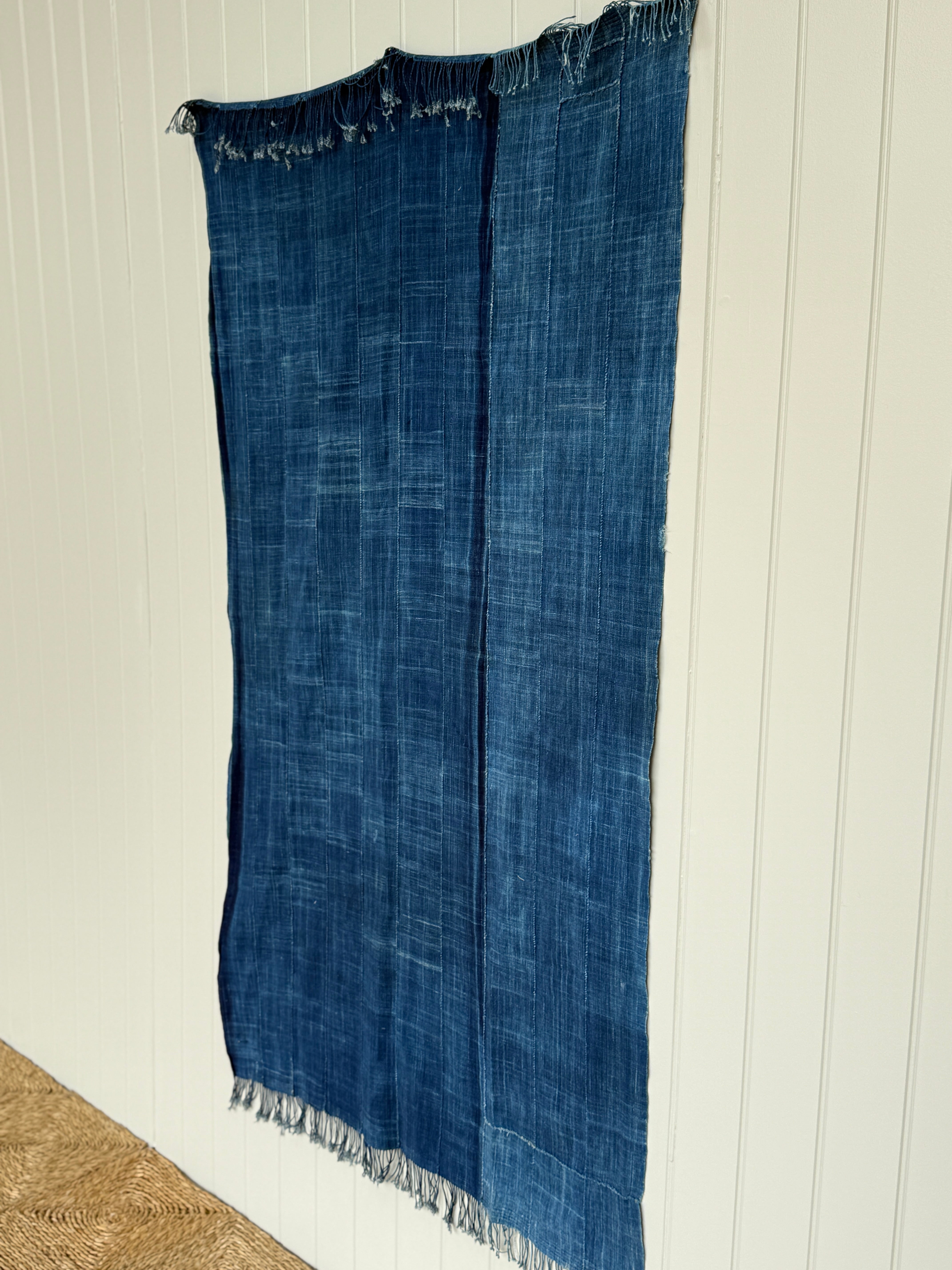 Dark Blue Vintage Textile from Burkina Faso