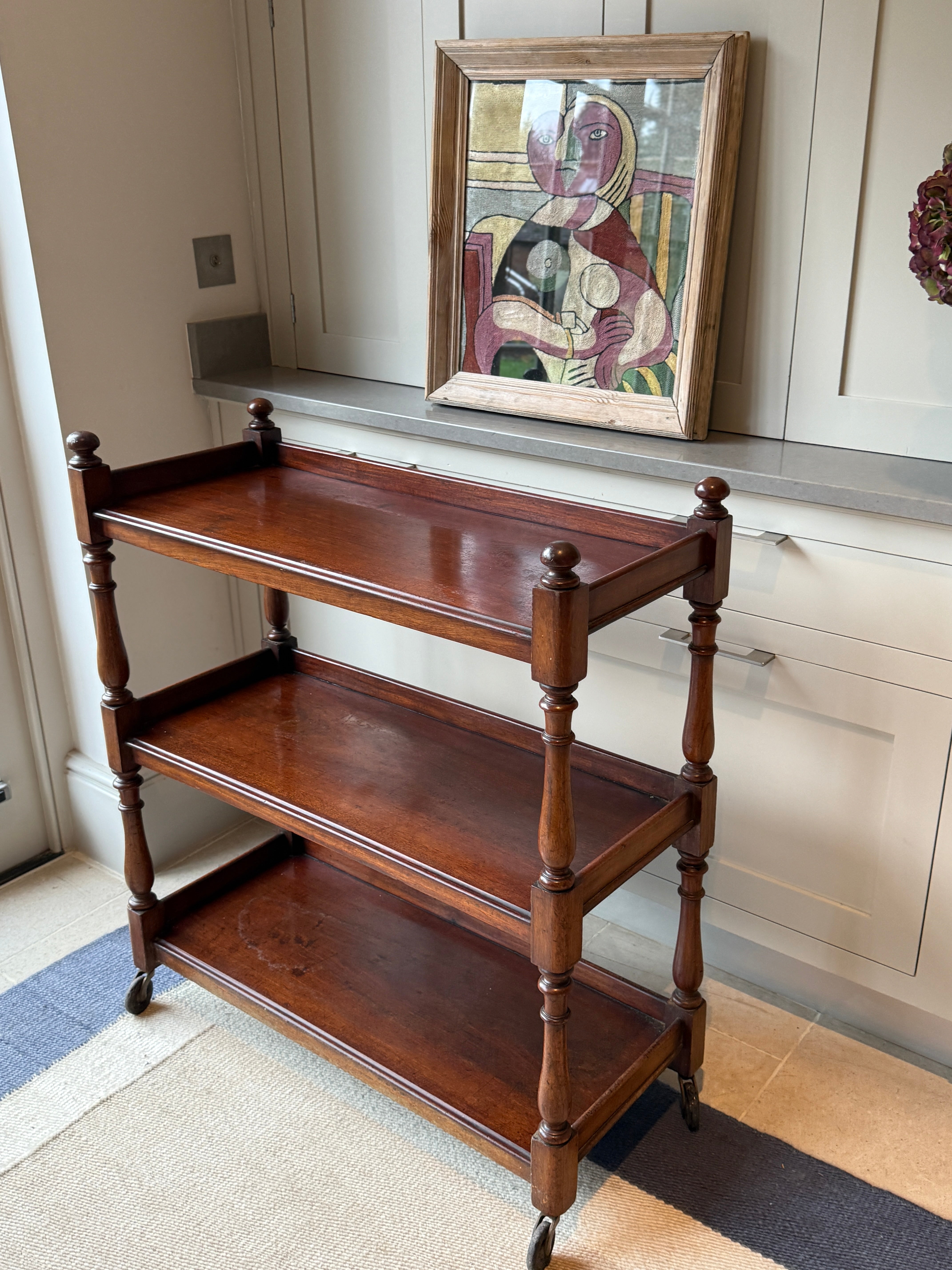 Small Mahogany Buffet on Castors