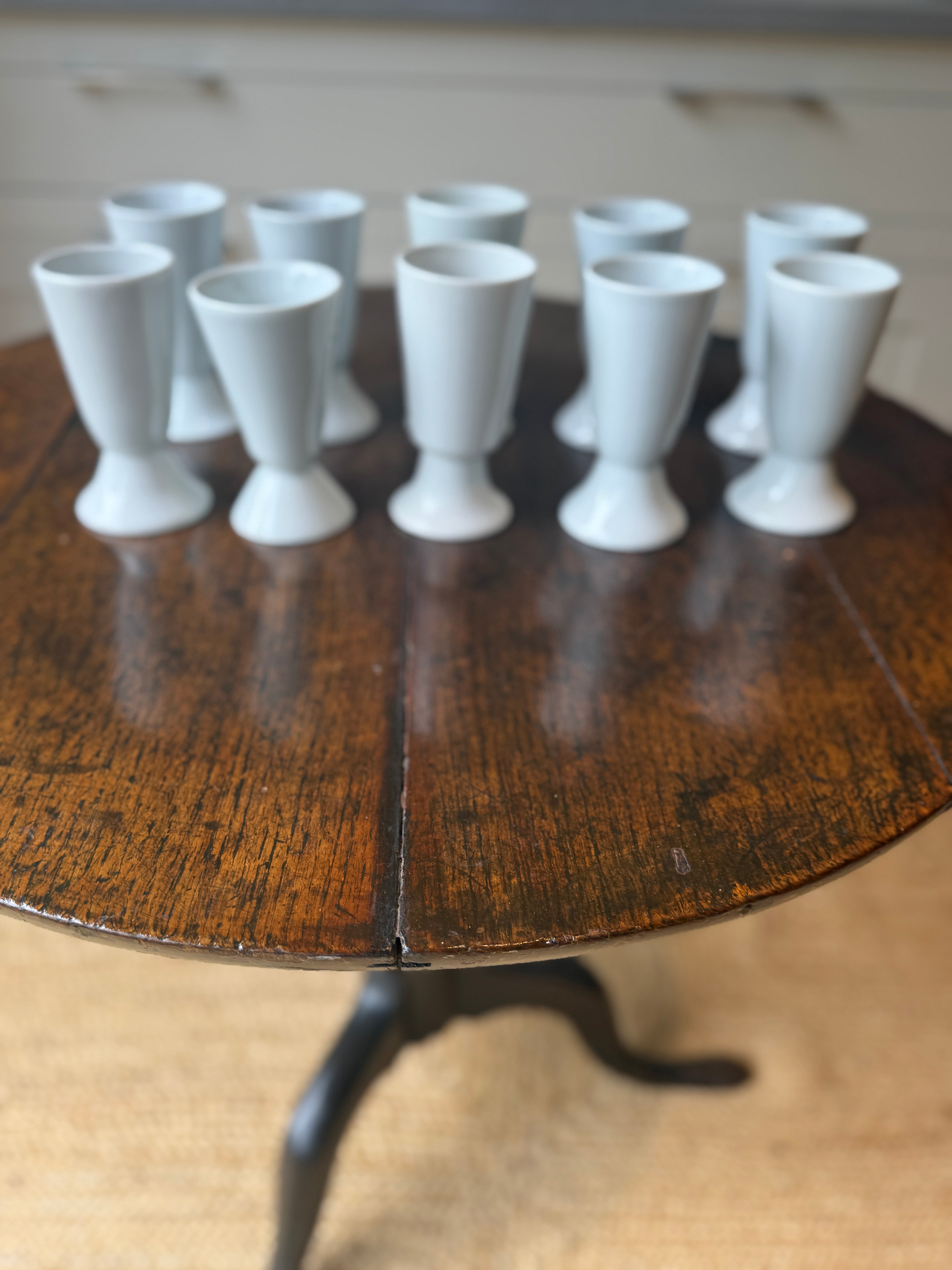 Set of 10 French Hot Chocolate Goblets