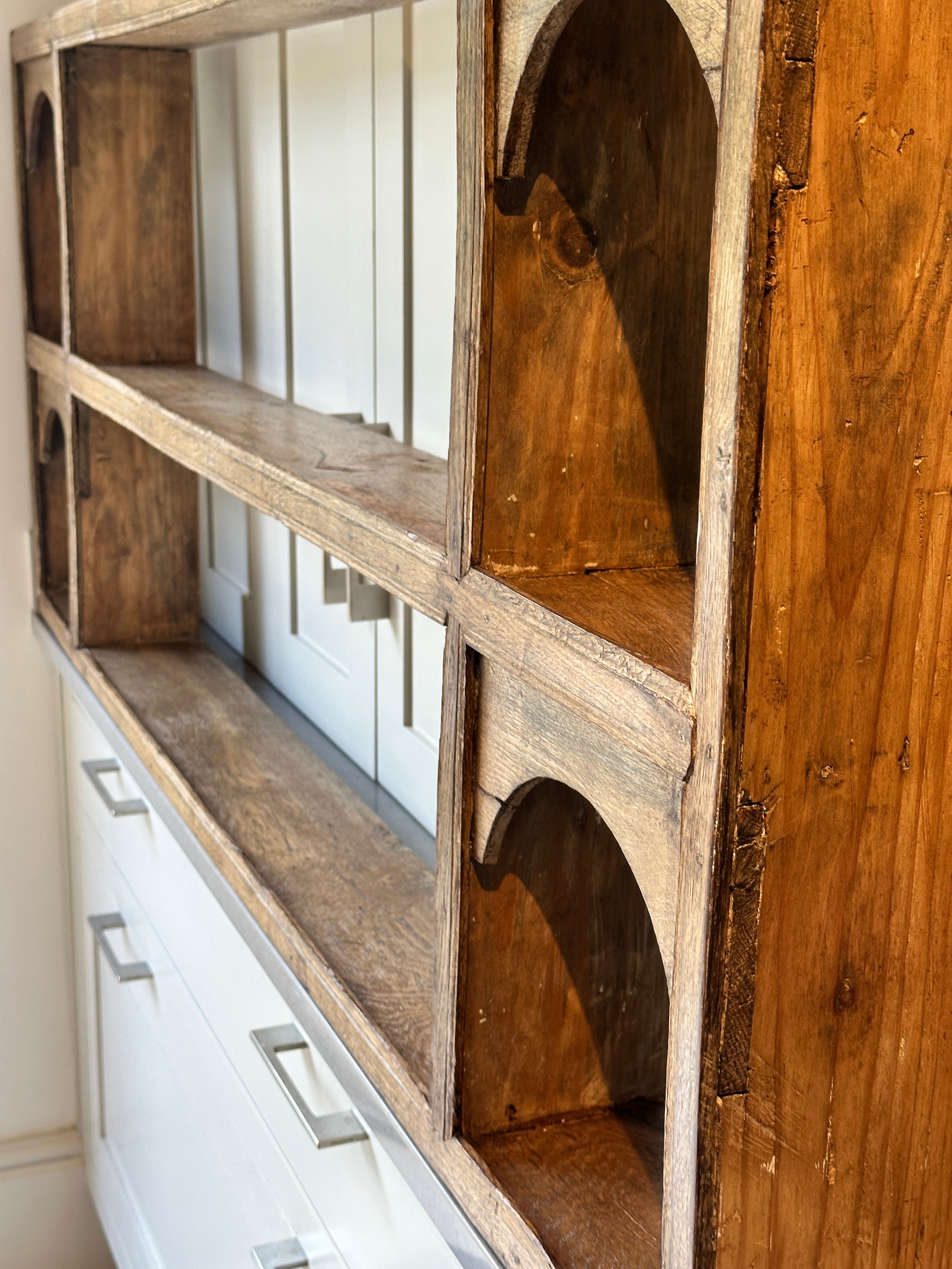 19th Century Solid Oak Rack