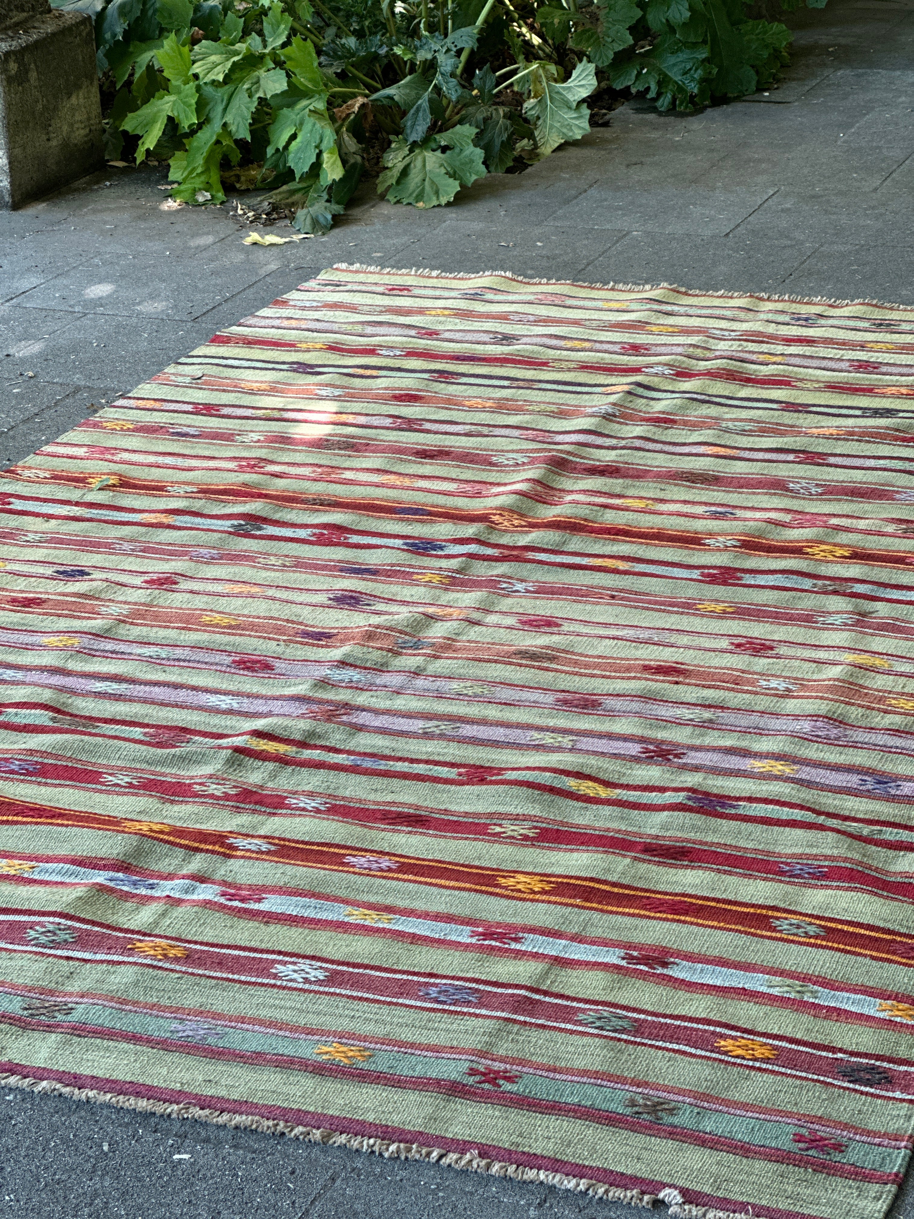 Large Vintage Anatolian Kilim