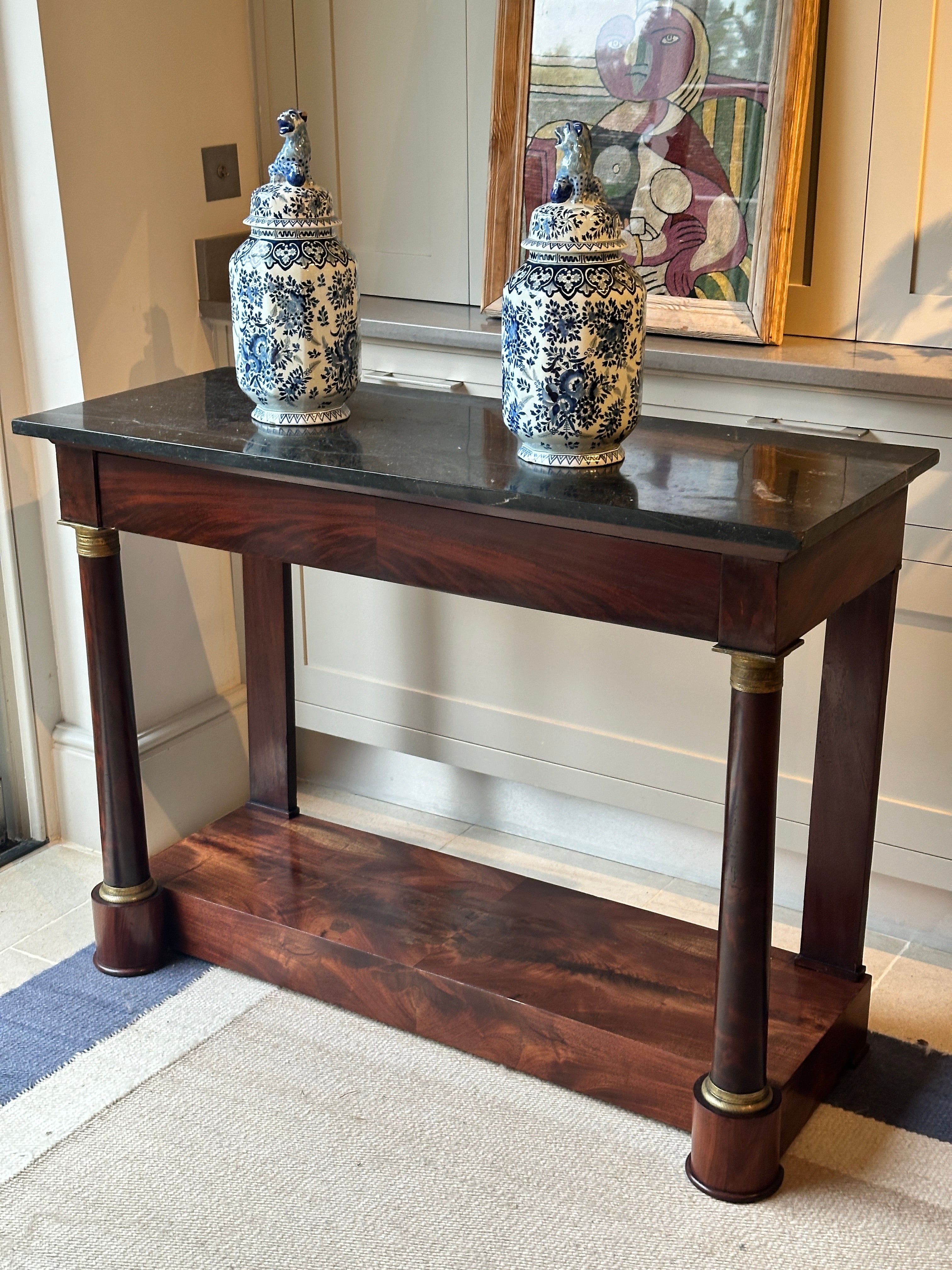 Beautiful French Empire Console Table