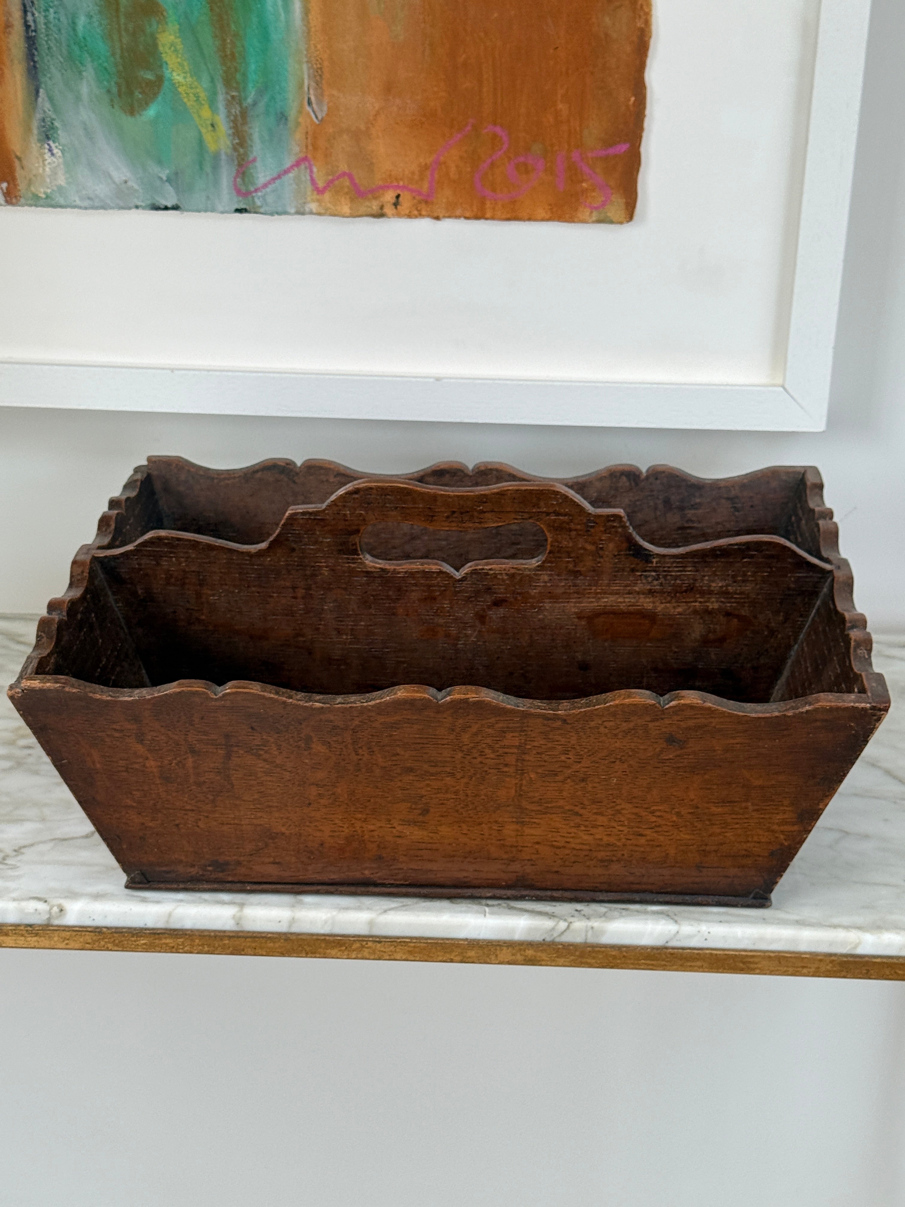 Georgian Oak Cutlery Box